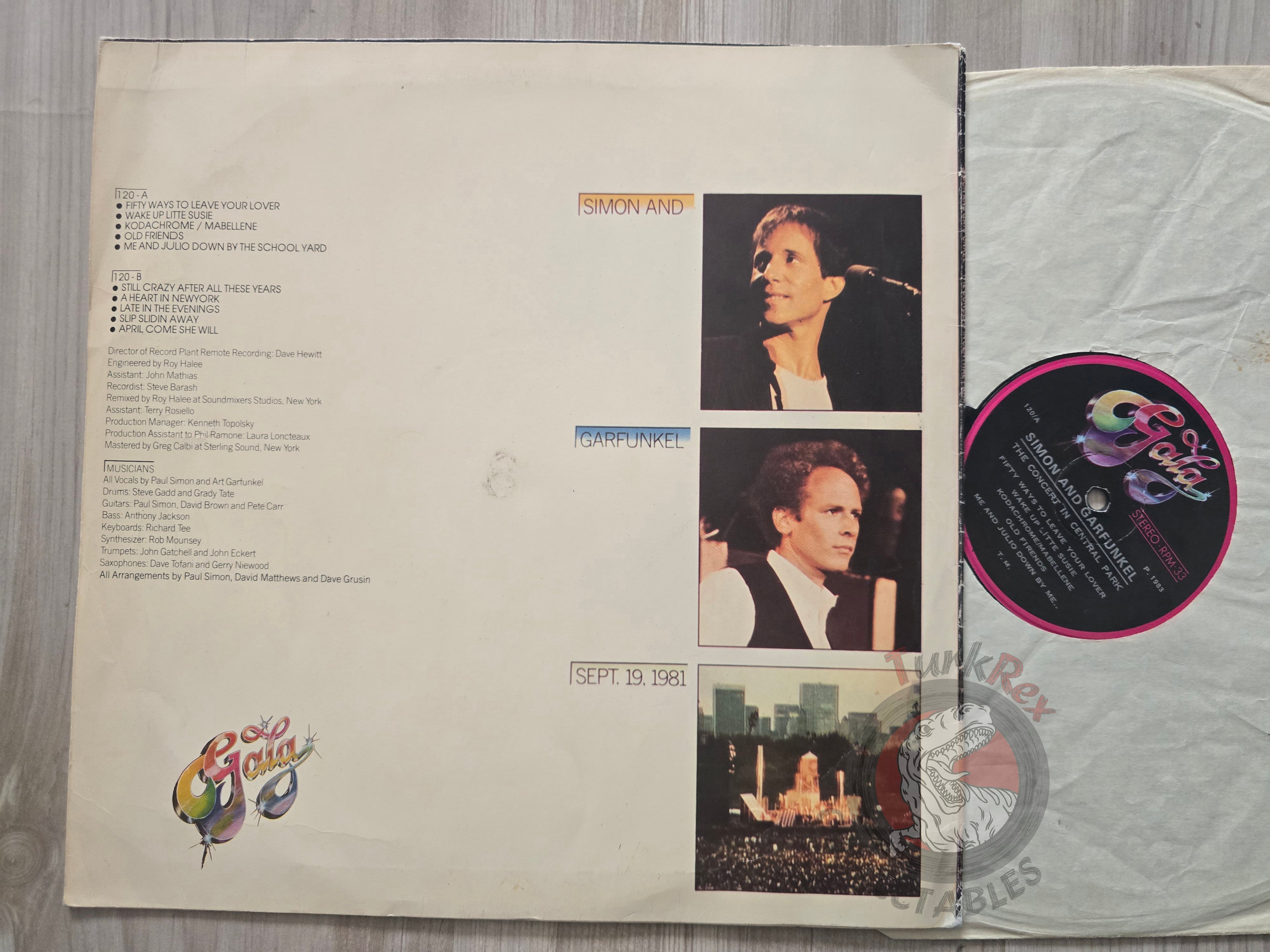 Simon & Garfunkel – The Concert In Central Park Turkish Pressing Vinyl Turkey Edition