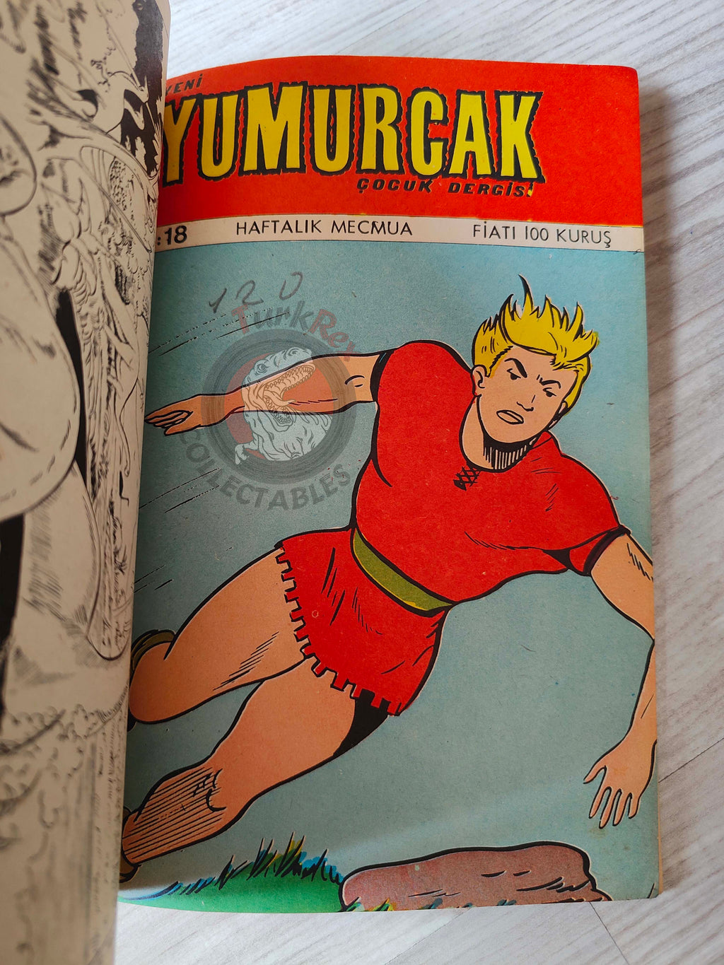 Belloy - Chevalier sans armure 1970 Turkish Comic Turkey Uderzo Yumurcak Mag #6