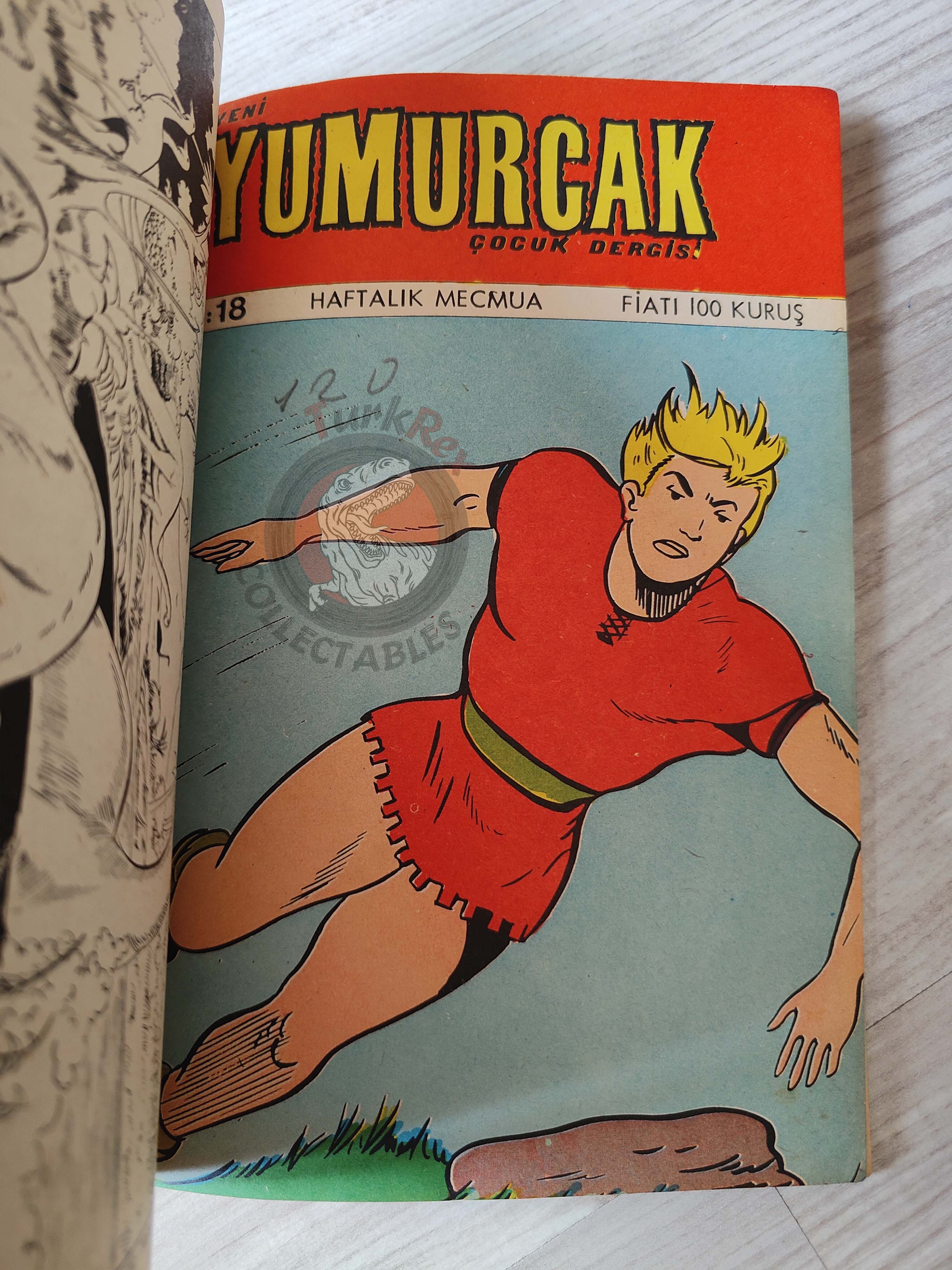 Belloy - Chevalier sans armure 1970 Turkish Comic Turkey Uderzo Yumurcak Mag #6
