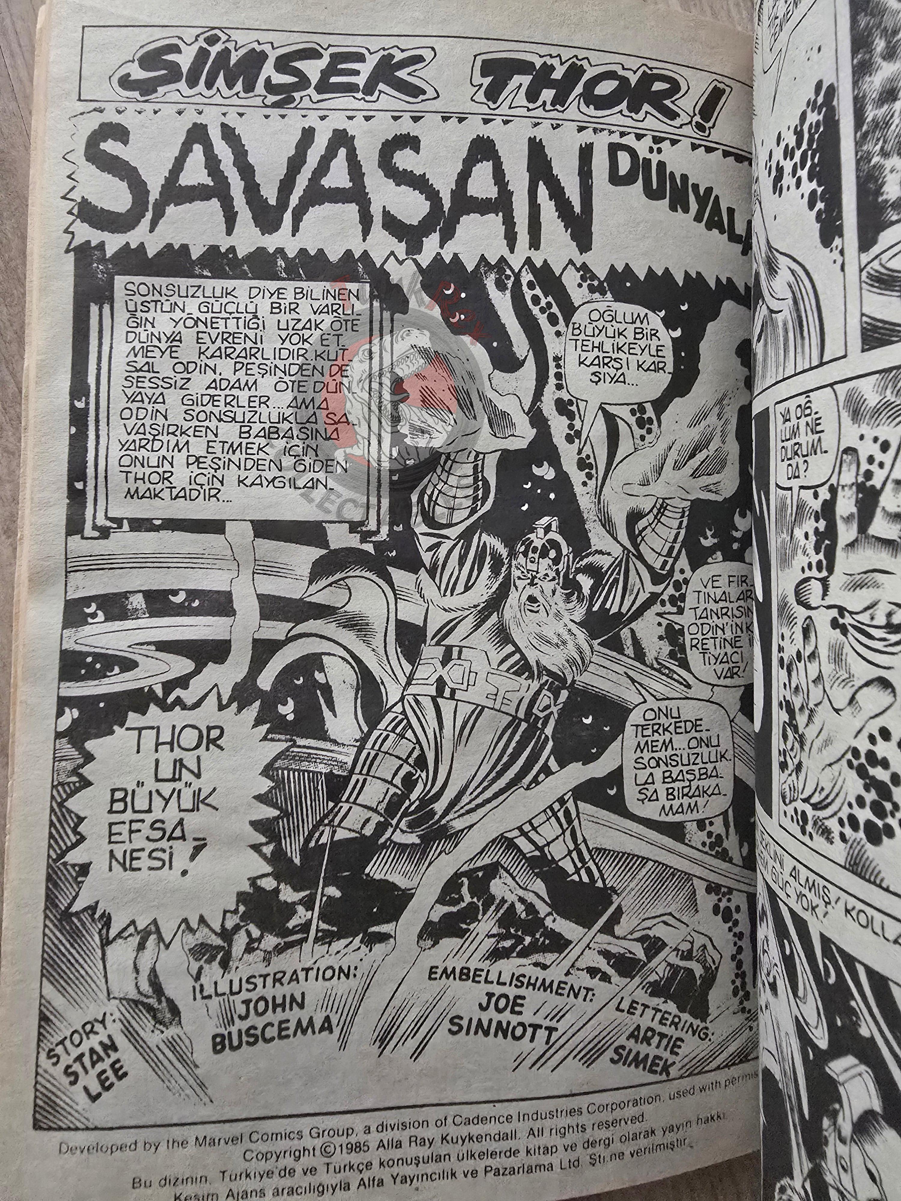 Thor Vol #6 1987 Turkish Comic Turkey The Mighty Thor #183–187 #217–219