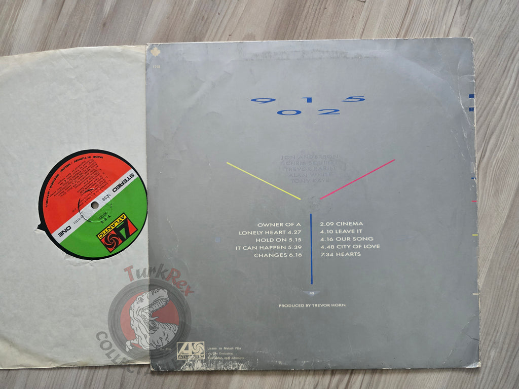 Yes – 90125 Turkish Pressing Vinyl Turkey Edition