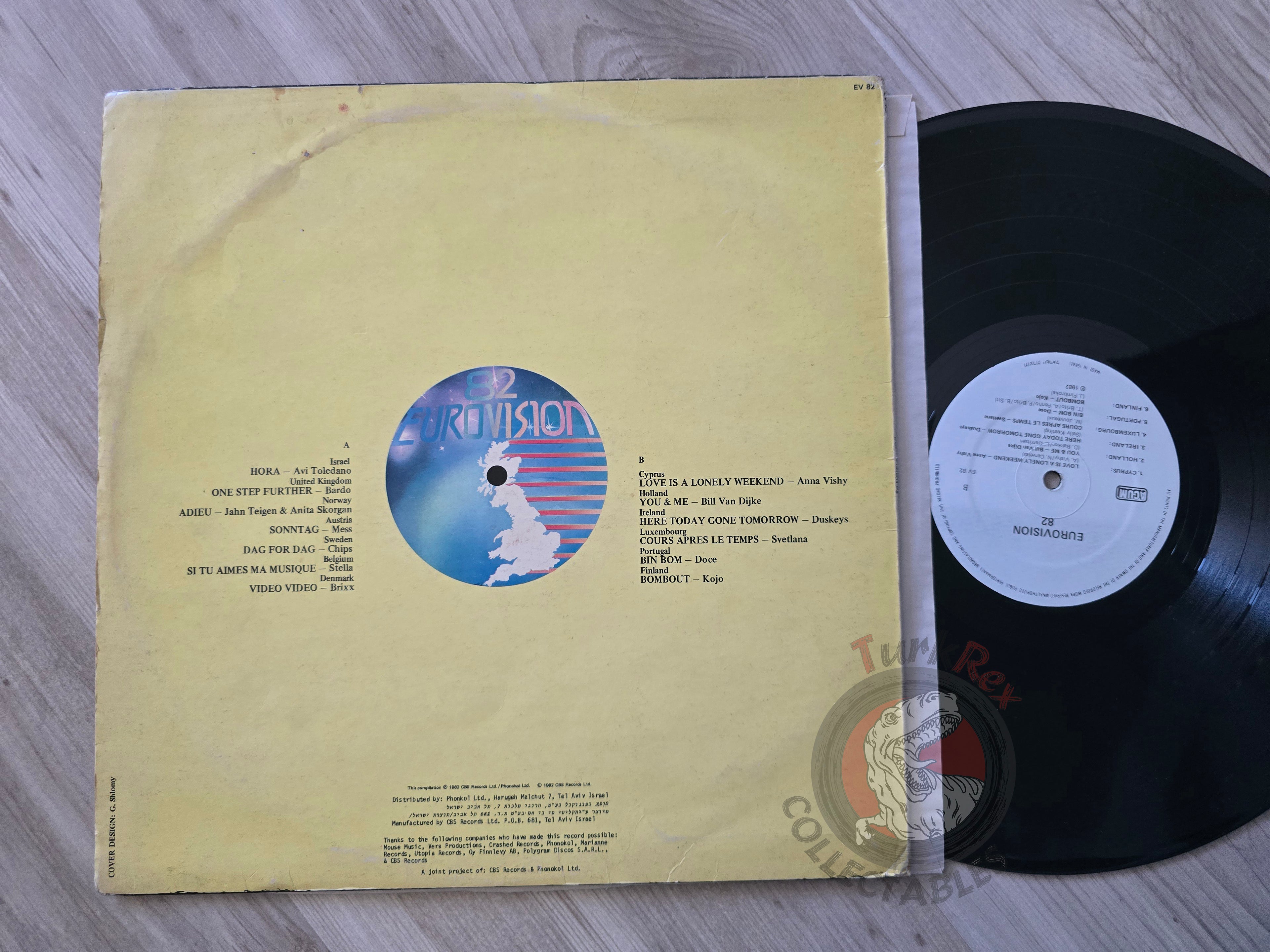 Various – Eurovision 82 Israel Pressing Vinyl Edition