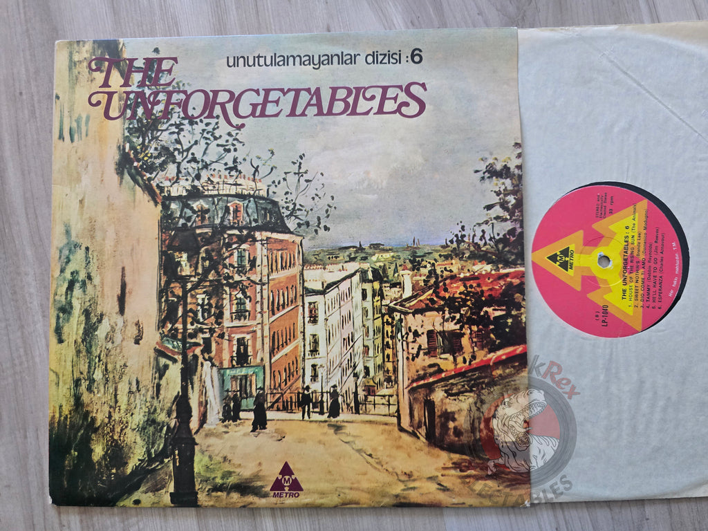 Various – The Unforgetables 6 Turkish Pressing Vinyl Turkey Edition