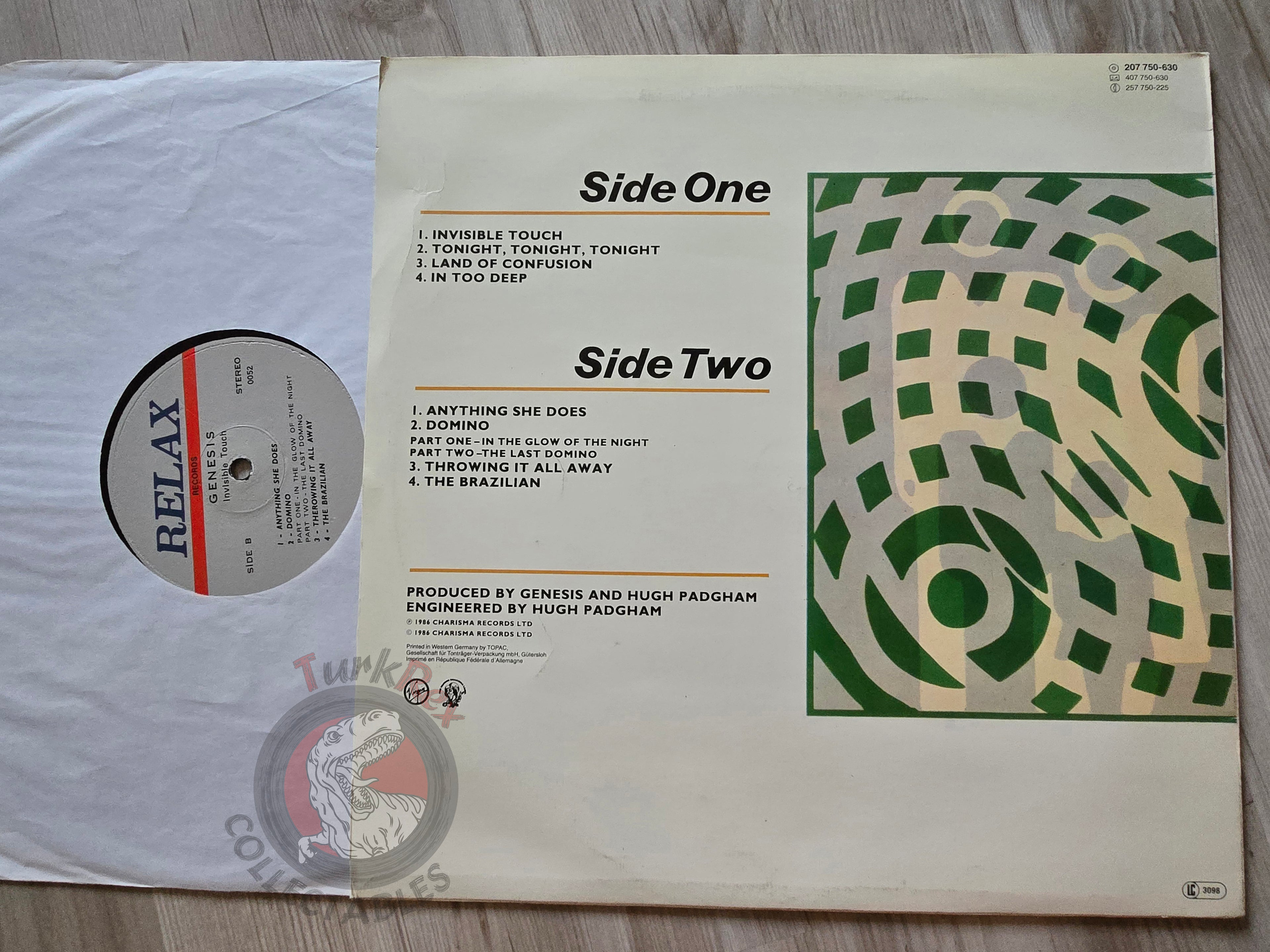 Genesis – Invisible Touch Turkish Pressing Vinyl Turkey Edition