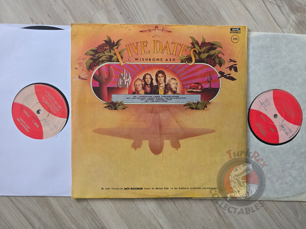 Wishbone Ash – Live Dates Turkish Pressing Vinyl Turkey Edition