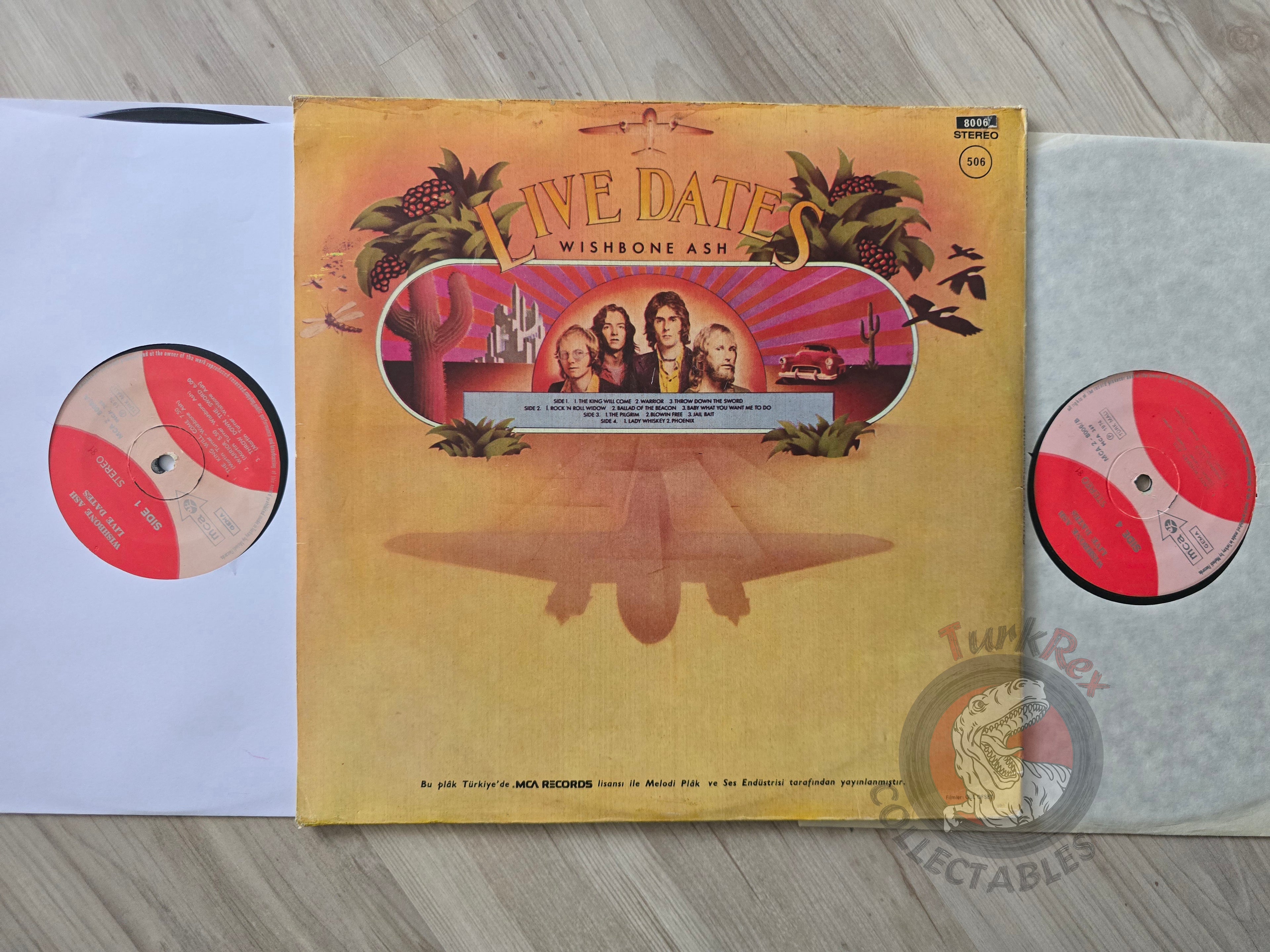 Wishbone Ash – Live Dates Turkish Pressing Vinyl Turkey Edition