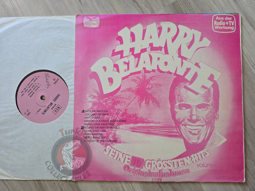 Harry Belafonte – Seine 20 Grössten Hits Turkish Pressing Vinyl Turkey Edition