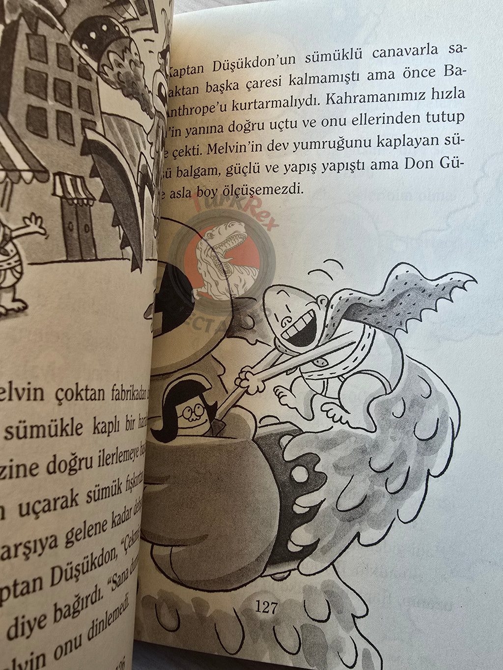 Captain Underpants and the Big, Bad Battle of the Bionic Booger Boy Turkish Turkey Dav Pilkey