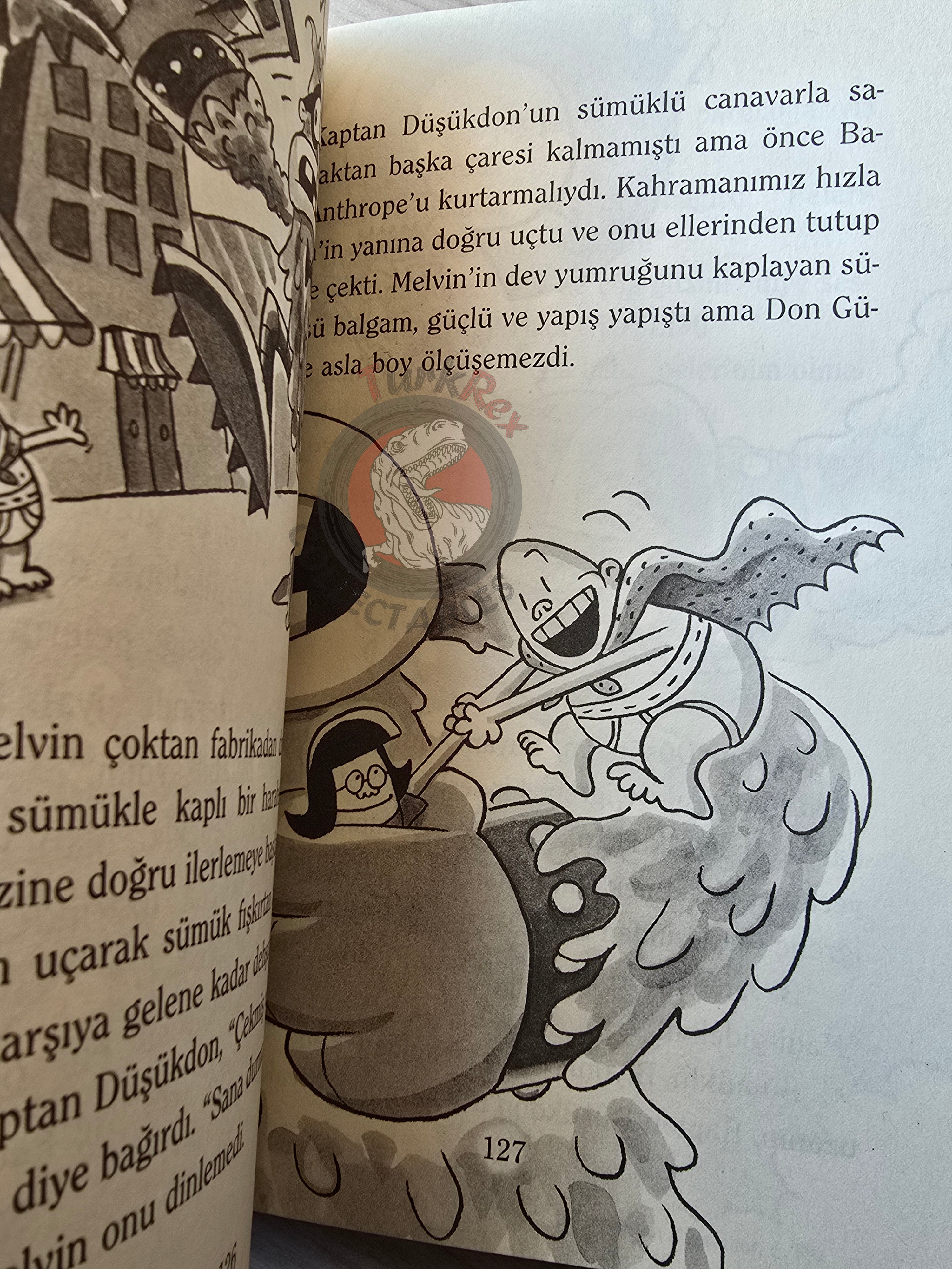 Captain Underpants and the Big, Bad Battle of the Bionic Booger Boy Turkish Turkey Dav Pilkey