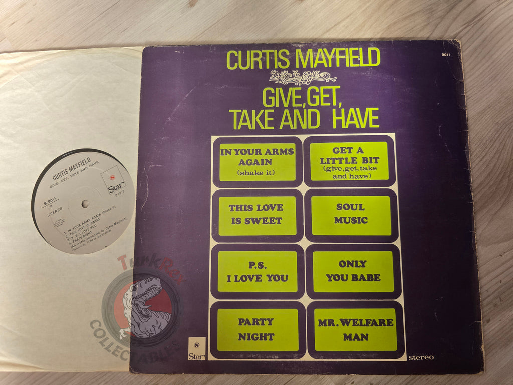 Curtis Mayfield – Give, Get, Take And Have Turkish Pressing Vinyl Turkey Edition