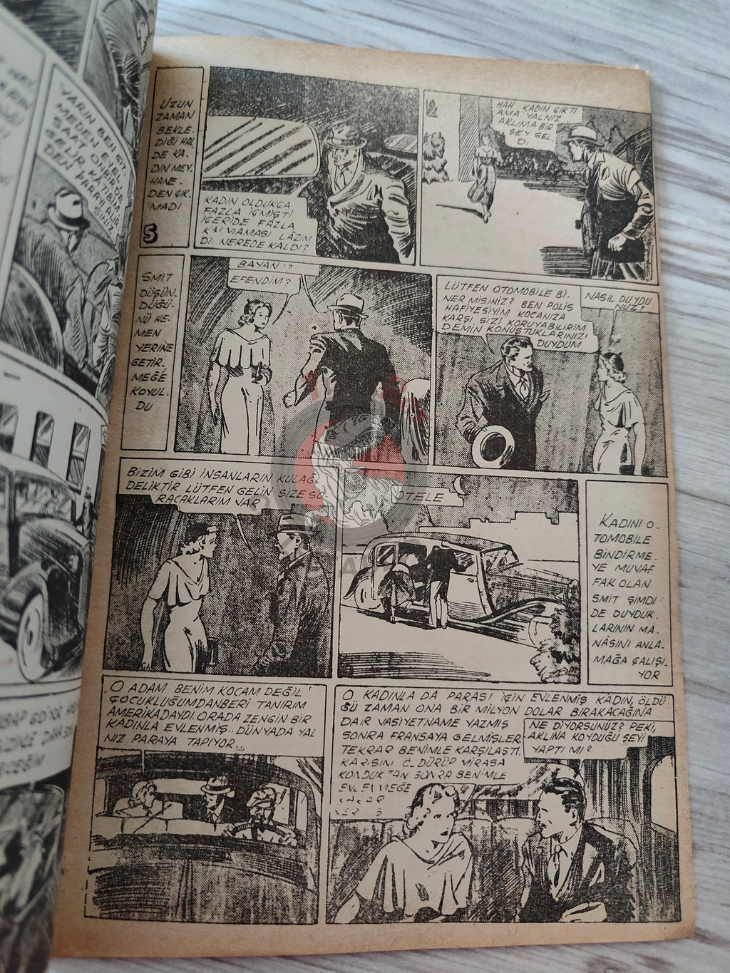 1001 Roman 1944 The Green Nest Turkish Comic Mag Turkey