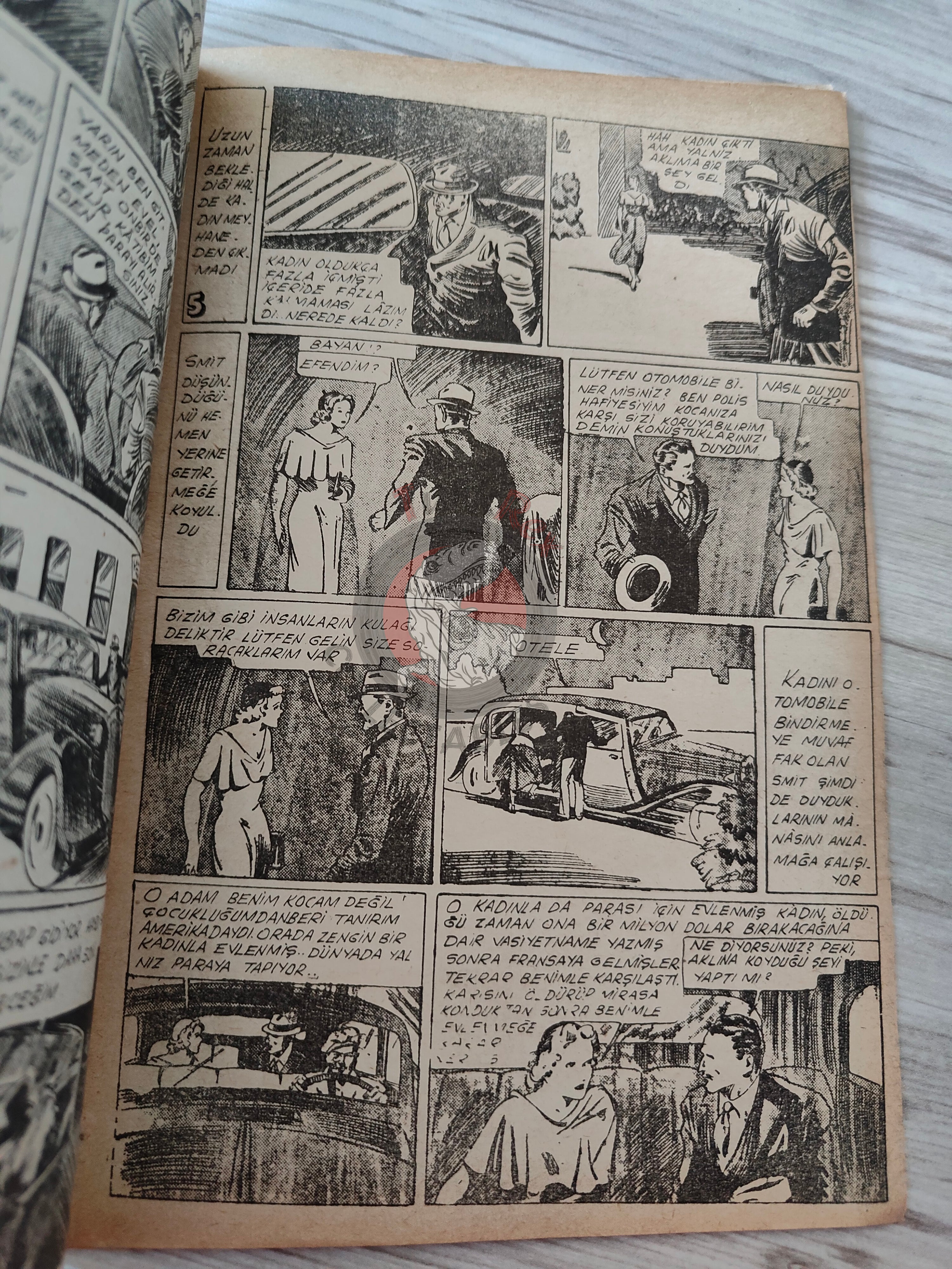 1001 Roman 1944 The Green Nest Turkish Comic Mag Turkey