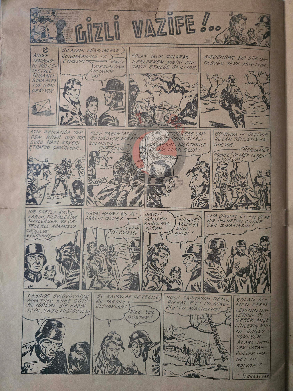 Binbir Roman #3 1948 The Phantom - Mandrake the Magician Turkish Comic Mag Turkey