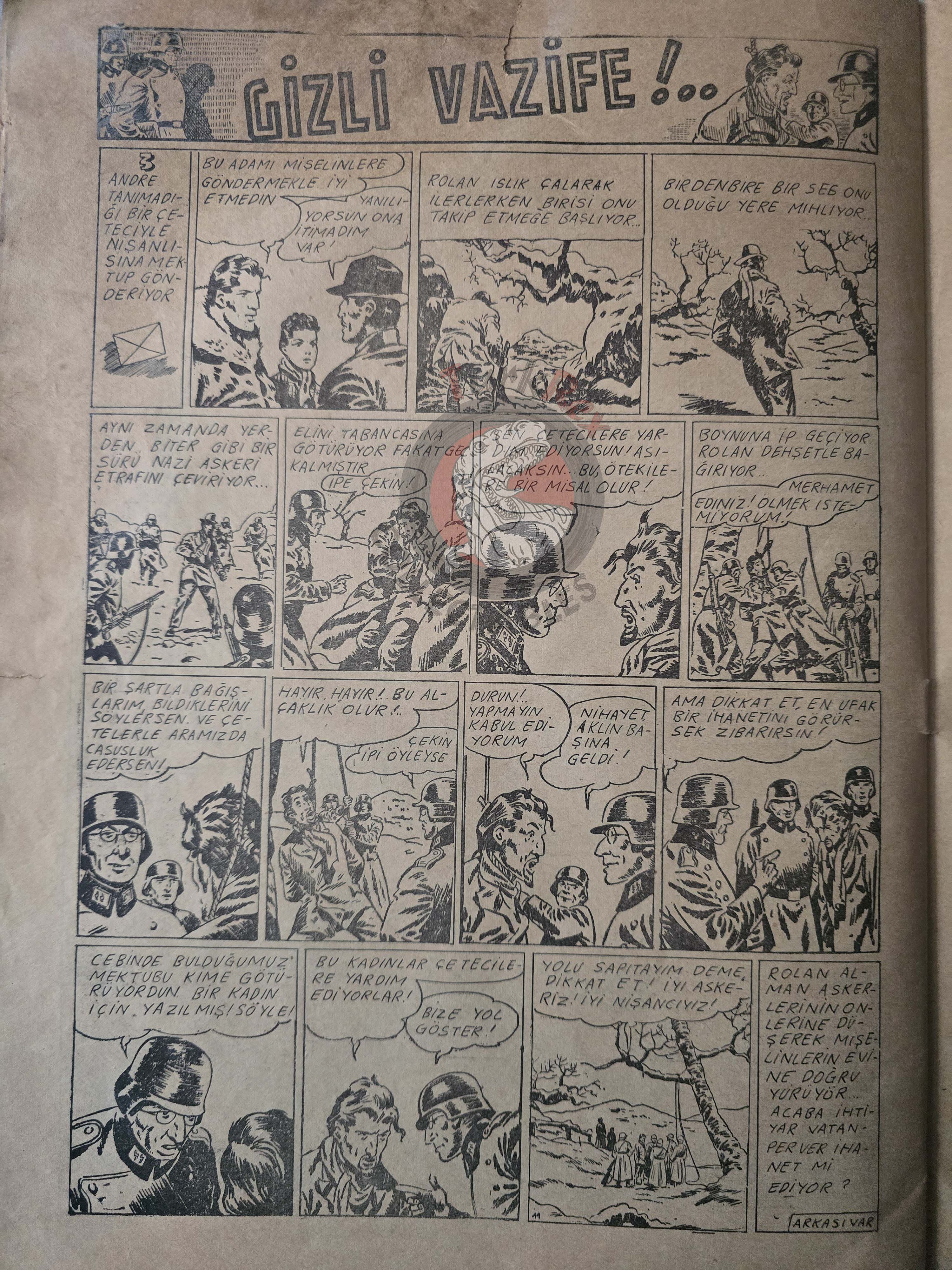 Binbir Roman #3 1948 The Phantom - Mandrake the Magician Turkish Comic Mag Turkey