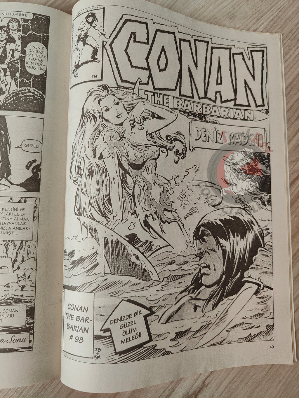 Conan The Barbarian #11 2001 Turkish Comic Turkey #96 #97 #98