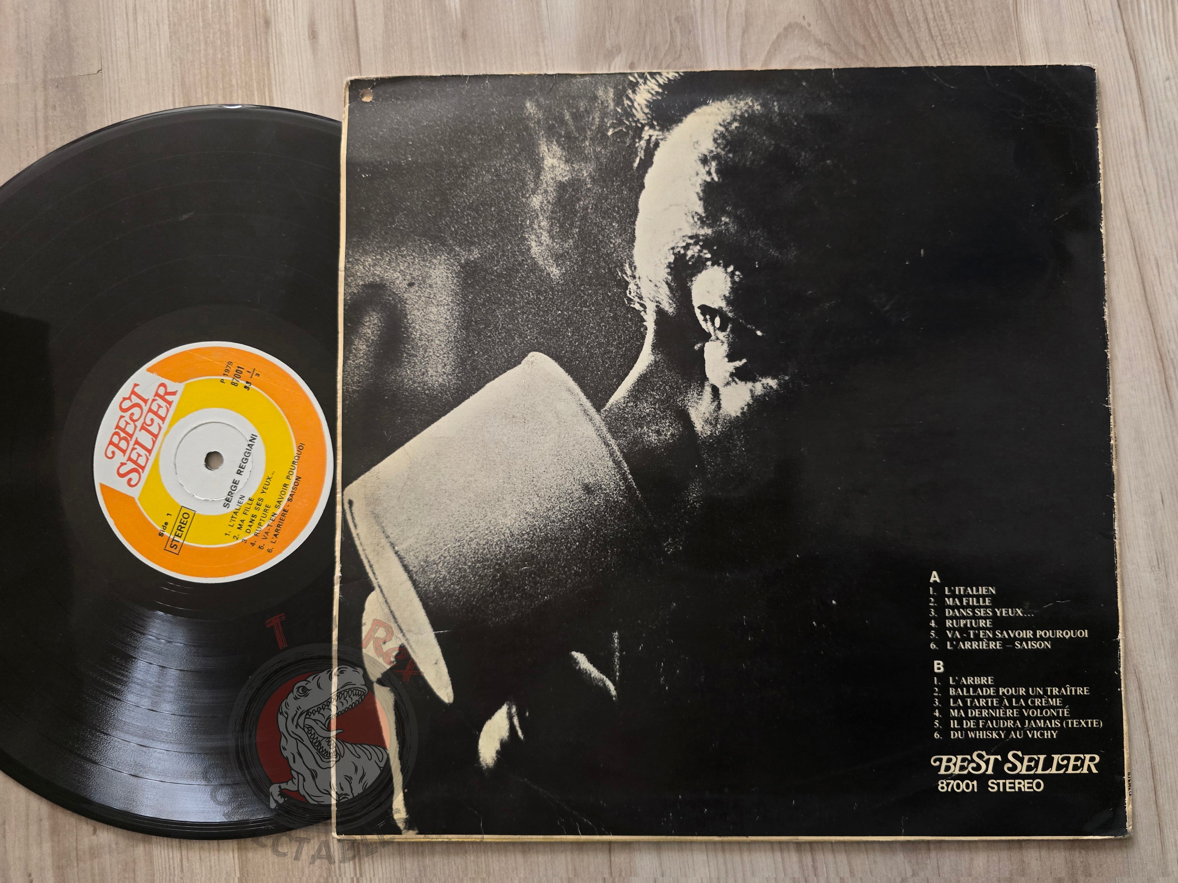 Serge Reggiani – Serge Reggiani Turkish Pressing Vinyl Turkey Edition