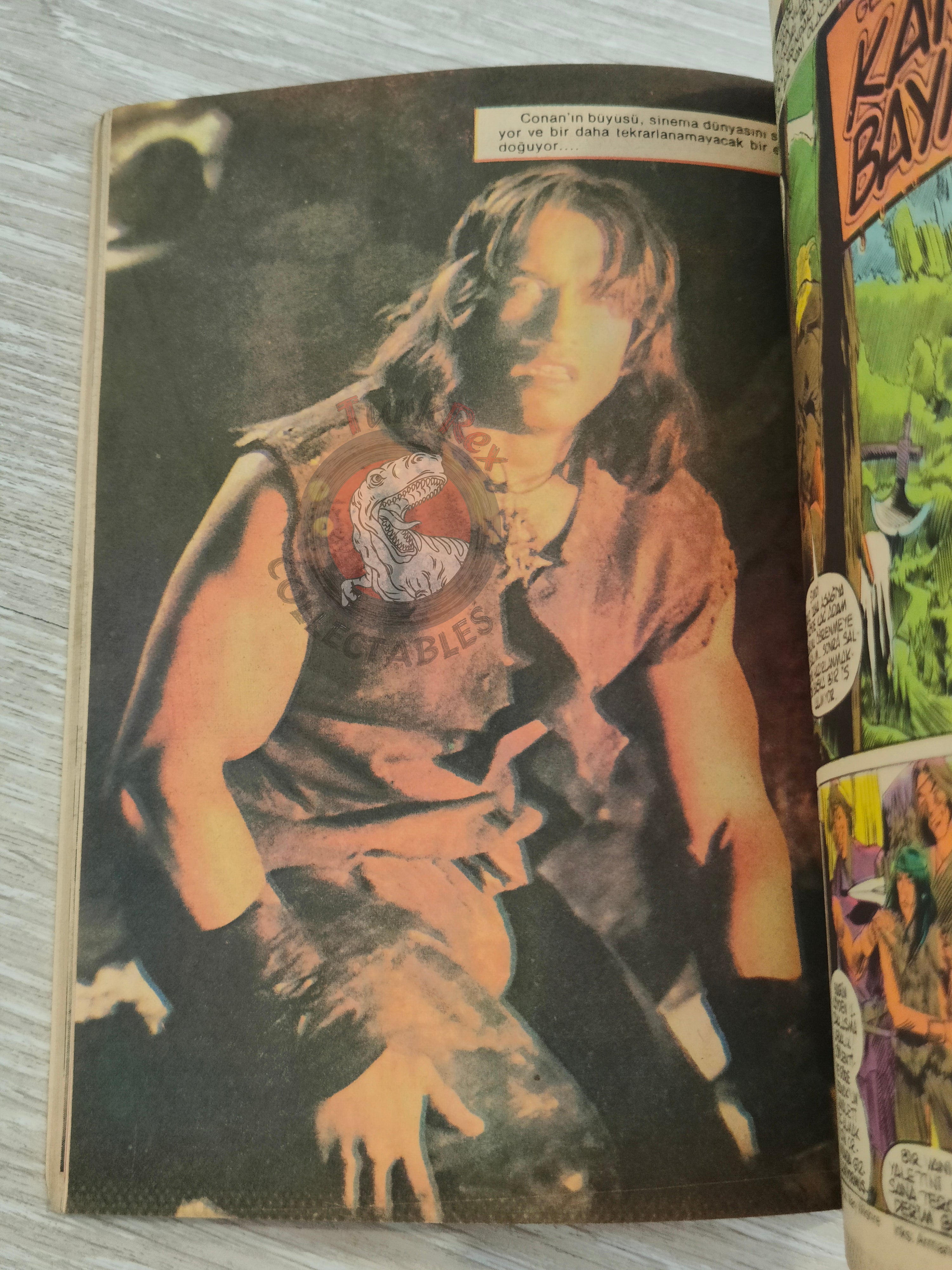 Conan Renkli #7 Turkish Comic Turkey The Savage Sword of #17 CTB #121 Movie