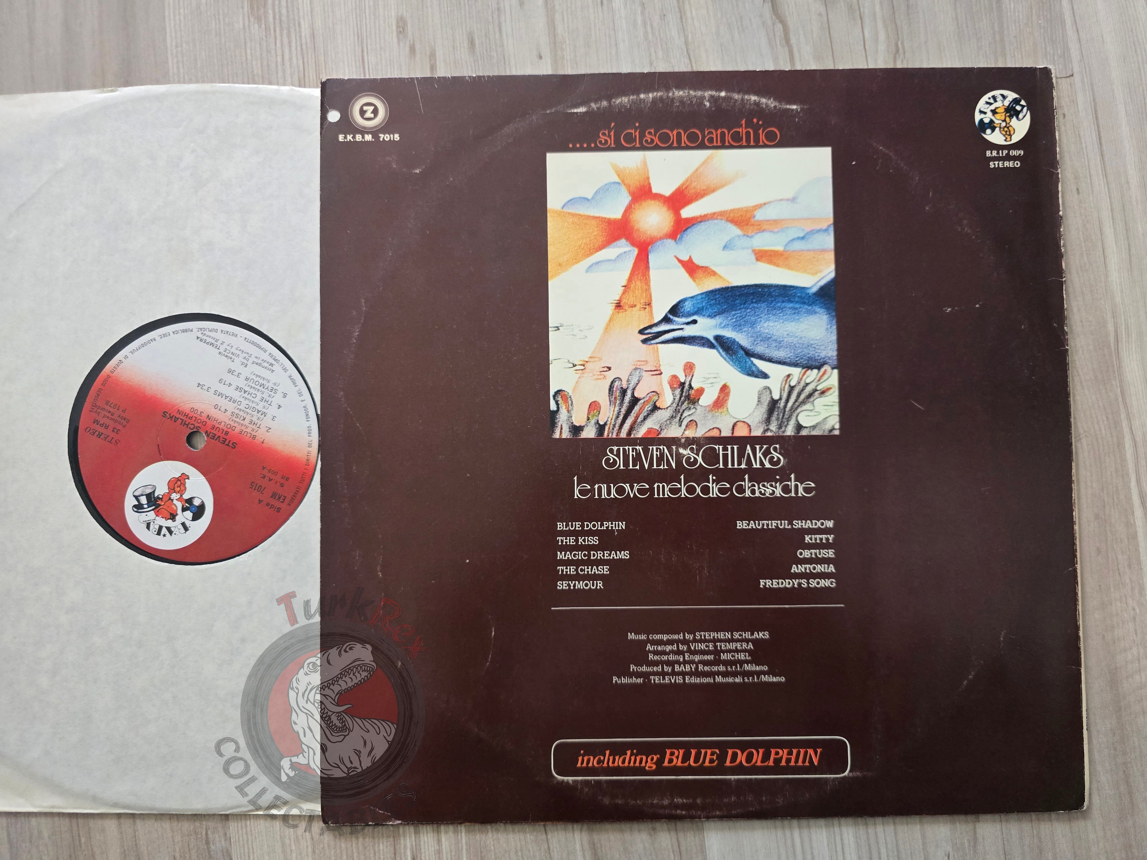 Stephen Schlaks – Blue Dolphin Turkish Pressing Vinyl Turkey Edition