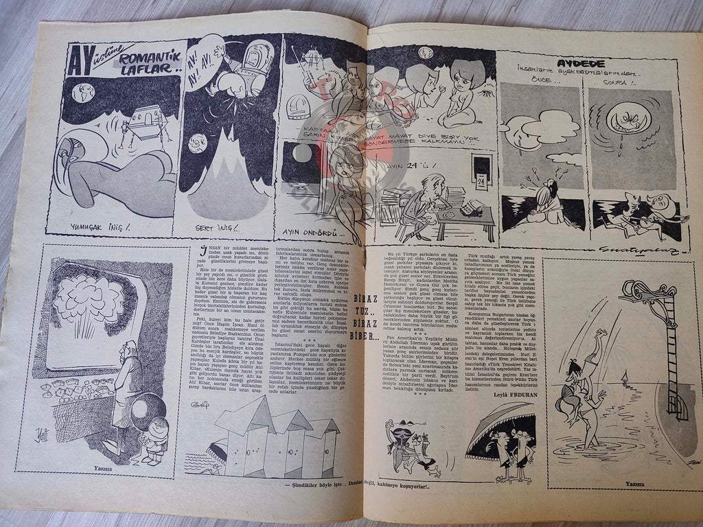 Akbaba 1969 Apollo 11 Moon Turkish Magazine Turkey The Moon Special Issue Space
