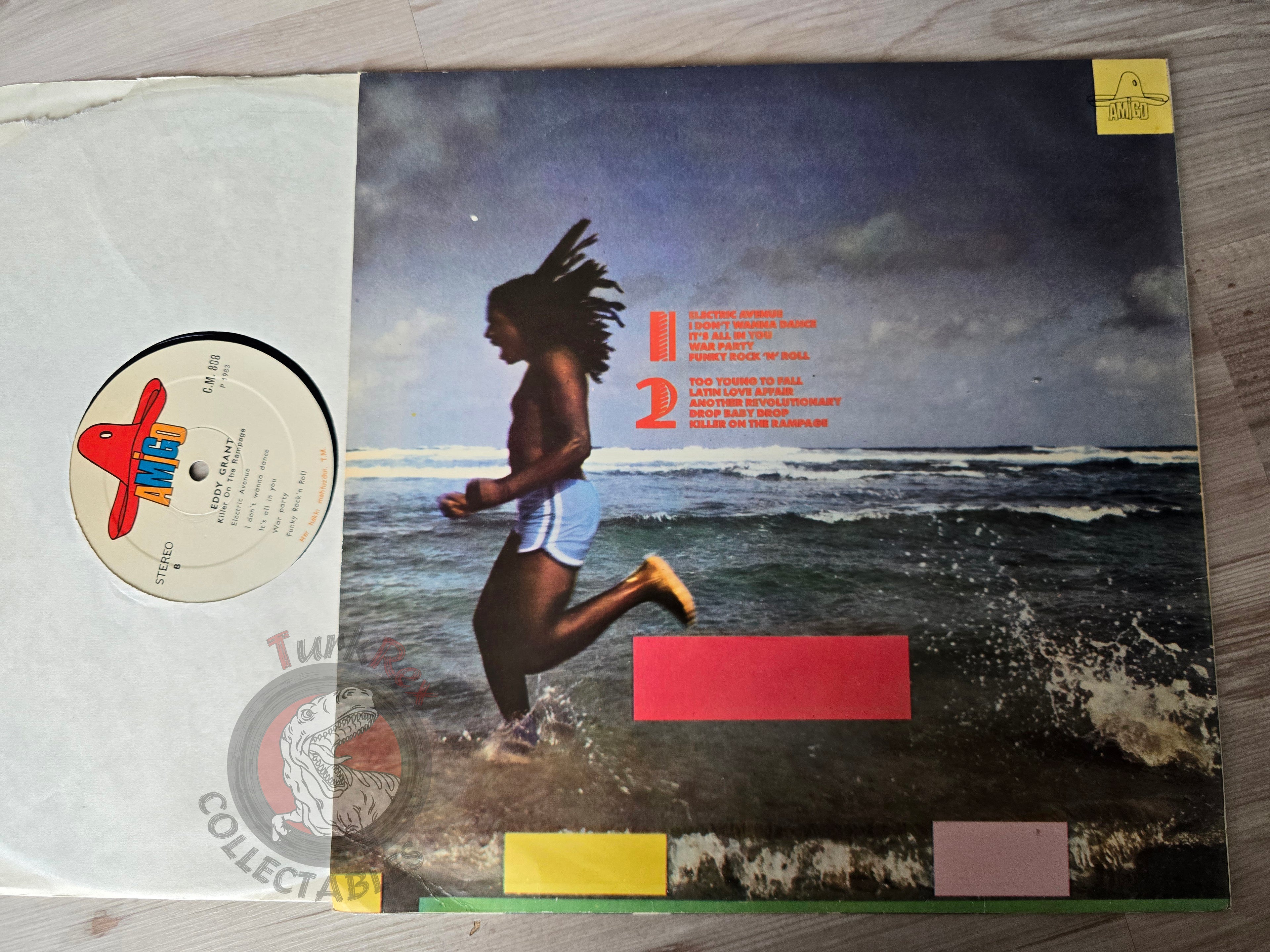 Eddy Grant – Killer On The Rampage Turkish Pressing Vinyl Turkey Edition