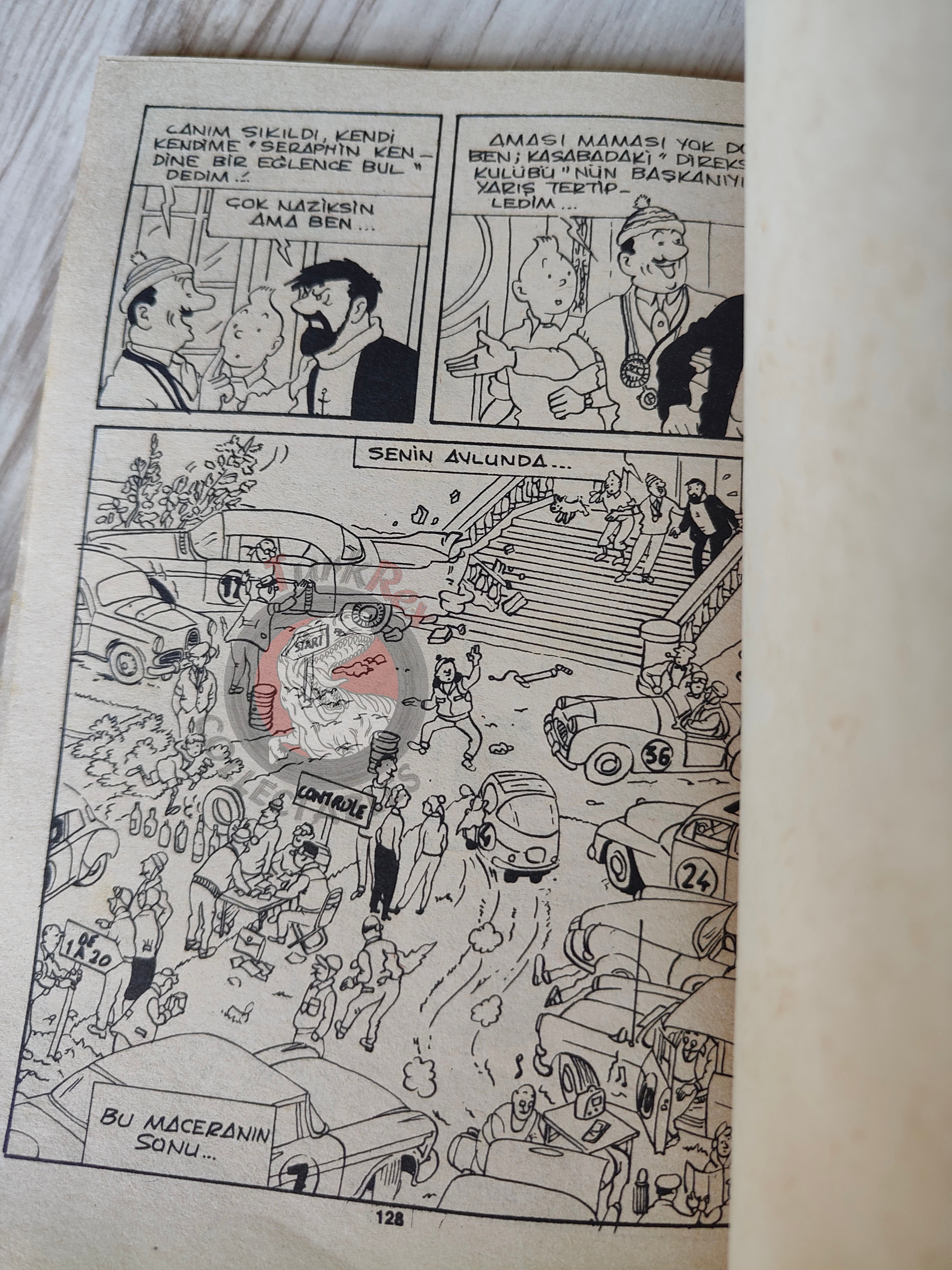 Tintin – The Red Sea Sharks  mid 1980s Turkish Edition Comic Turkey 1