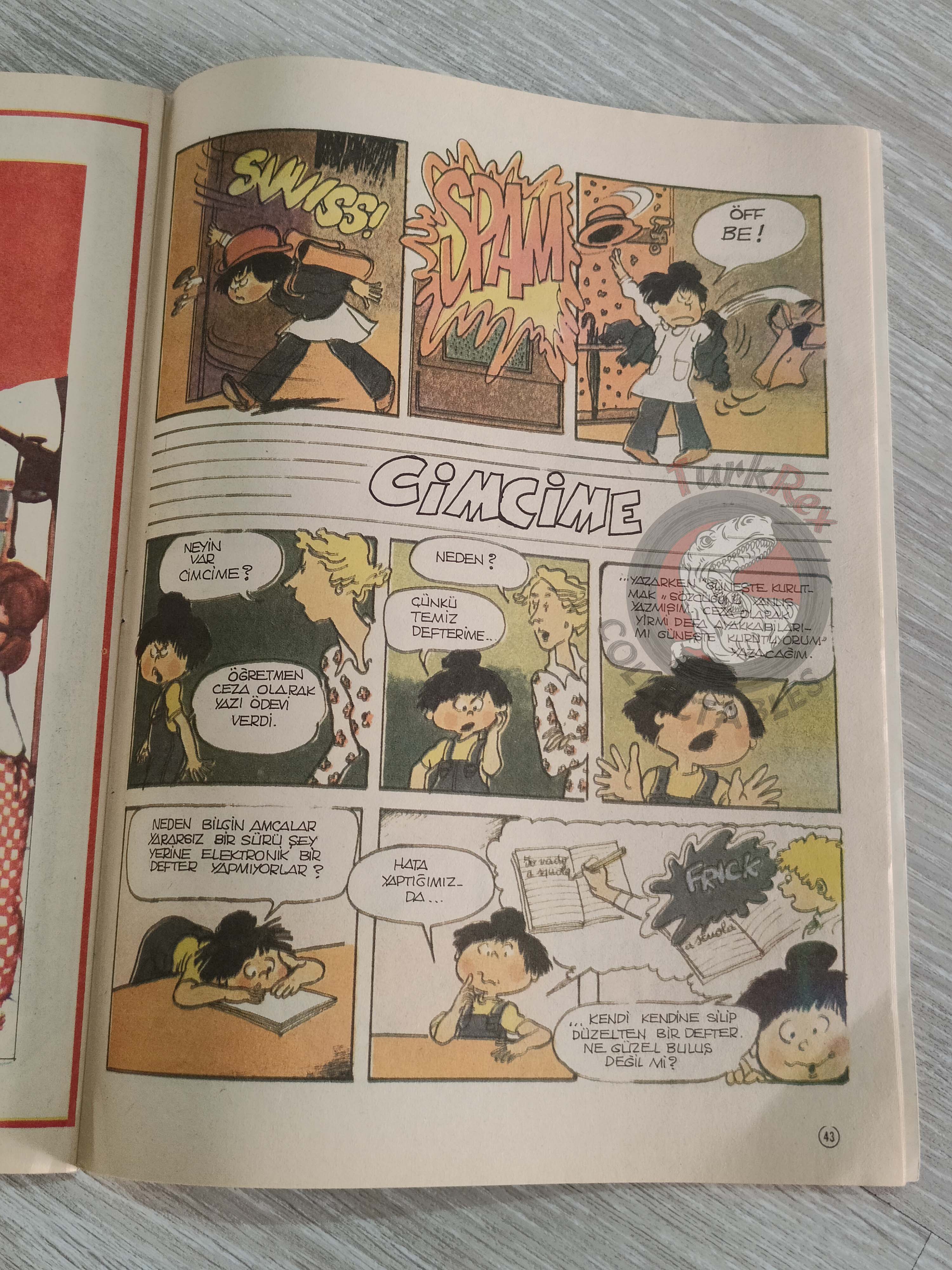 Milliyet Çocuk #9 1984 Turkish Comic Turkey Alice In Wonderland l'étalon noir Bob Morane Lucky Luke