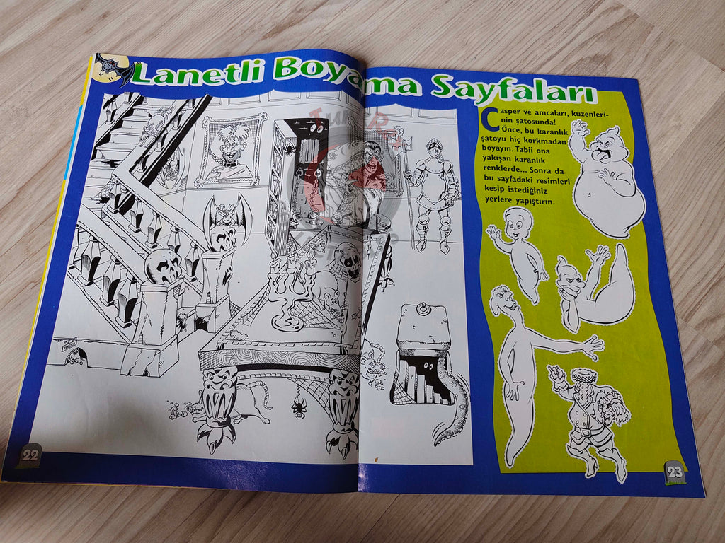 Casper the Friendly Ghost Magazine – Issue #27 1997 Turkish Comic Turkey