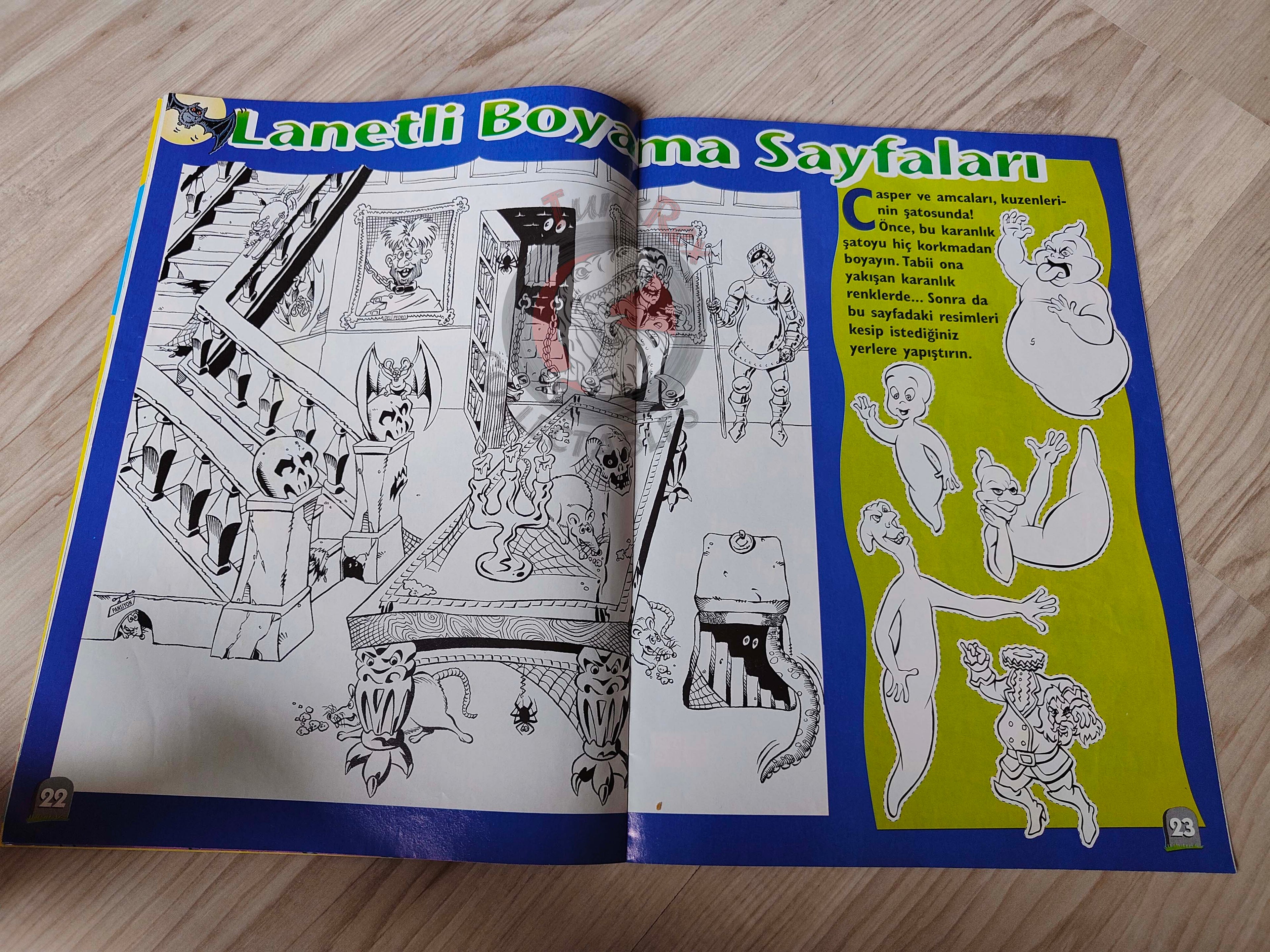 Casper the Friendly Ghost Magazine – Issue #27 1997 Turkish Comic Turkey