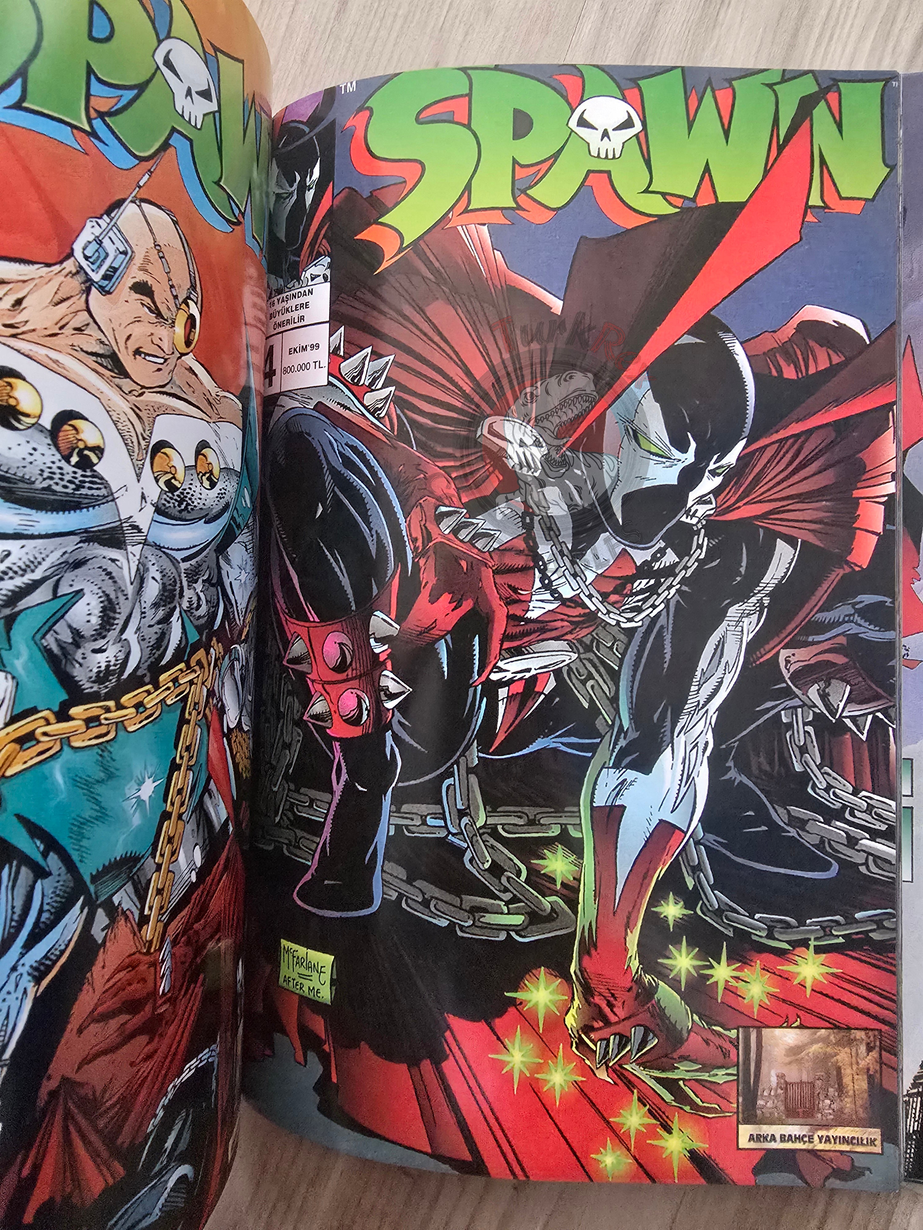 Spawn Volume #1 1999 Turkish Comic Turkey #1 to #11 Todd McFarlane