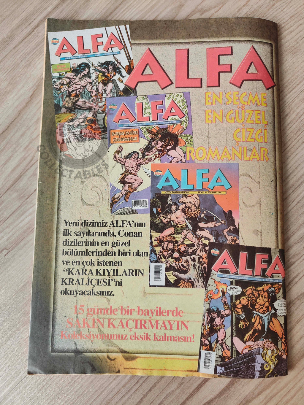 Conan The Barbarian #5 2001 Turkish Comic Turkey #72 #73 #74