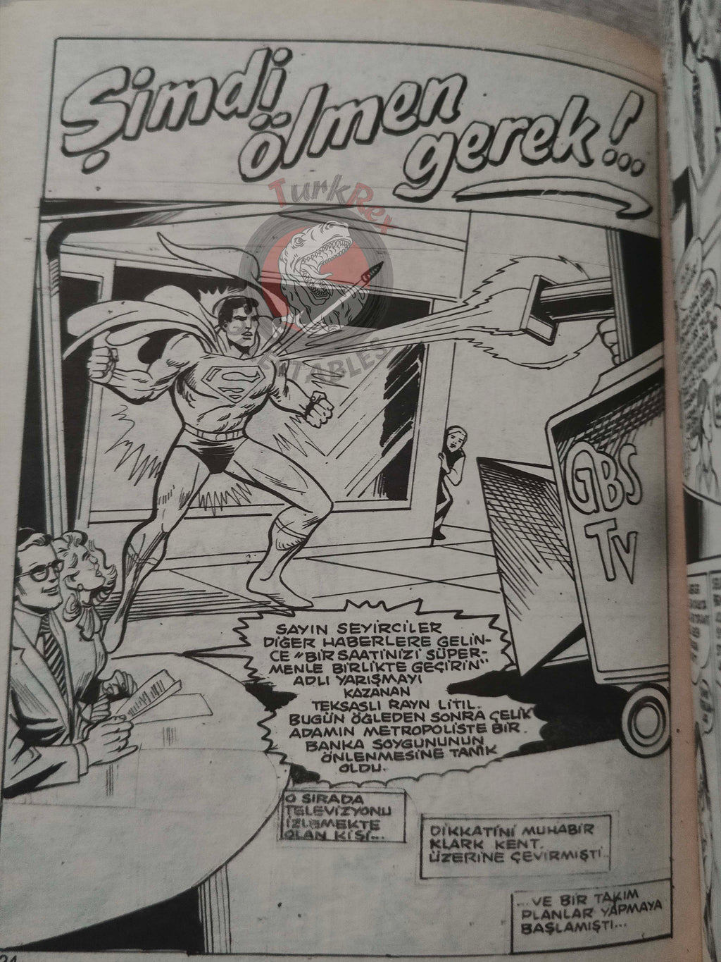 Superman Vol #50 1993 Turkish Comic Turkey #330 Superboy Action Comics #449