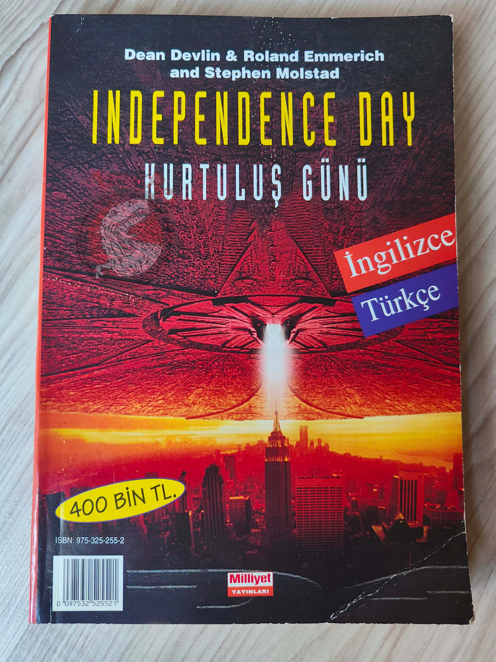 Dean Devlin – Independence Day 1996 1st Turkish Book Turkey