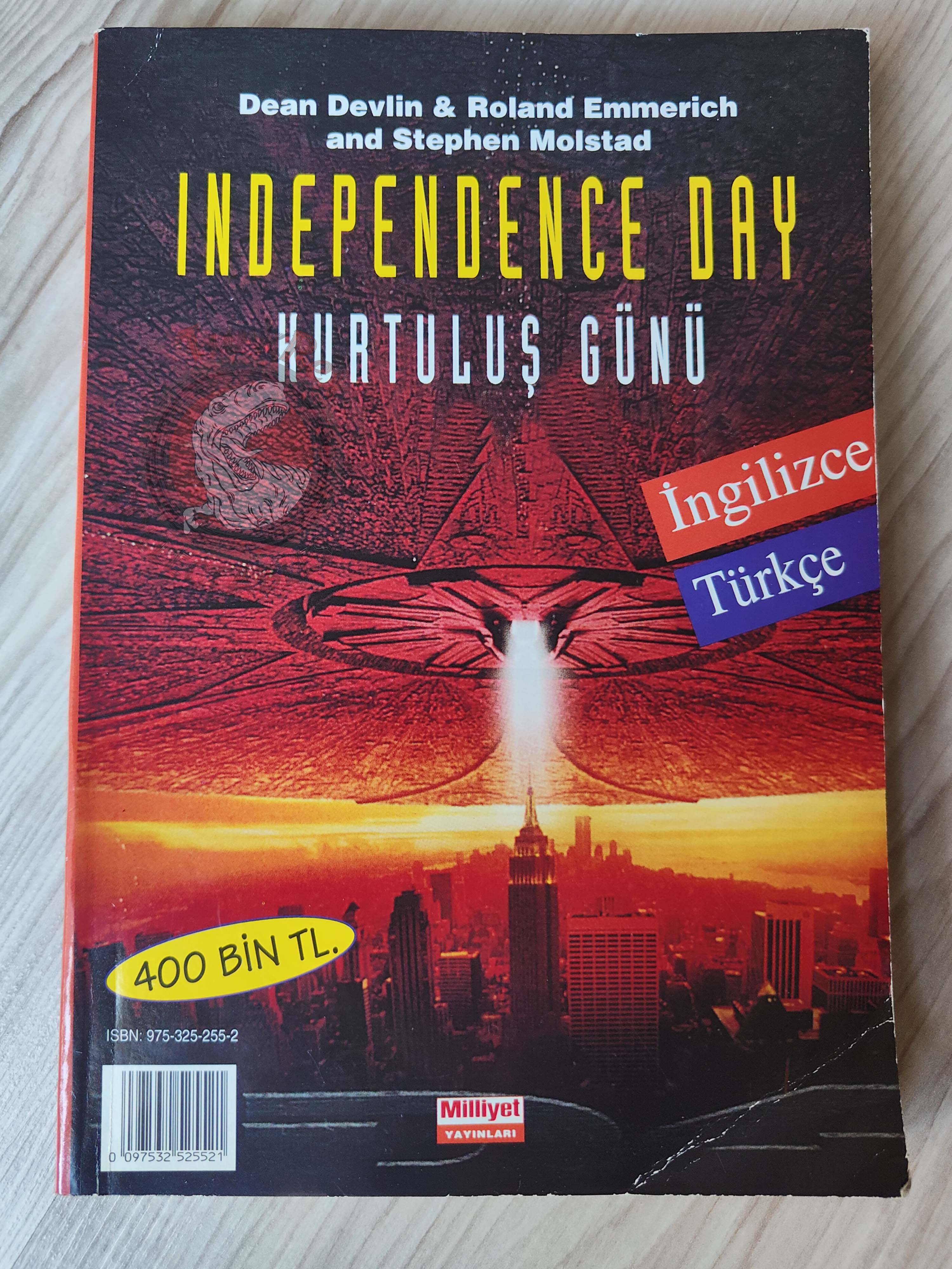 Dean Devlin – Independence Day 1996 1st Turkish Book Turkey