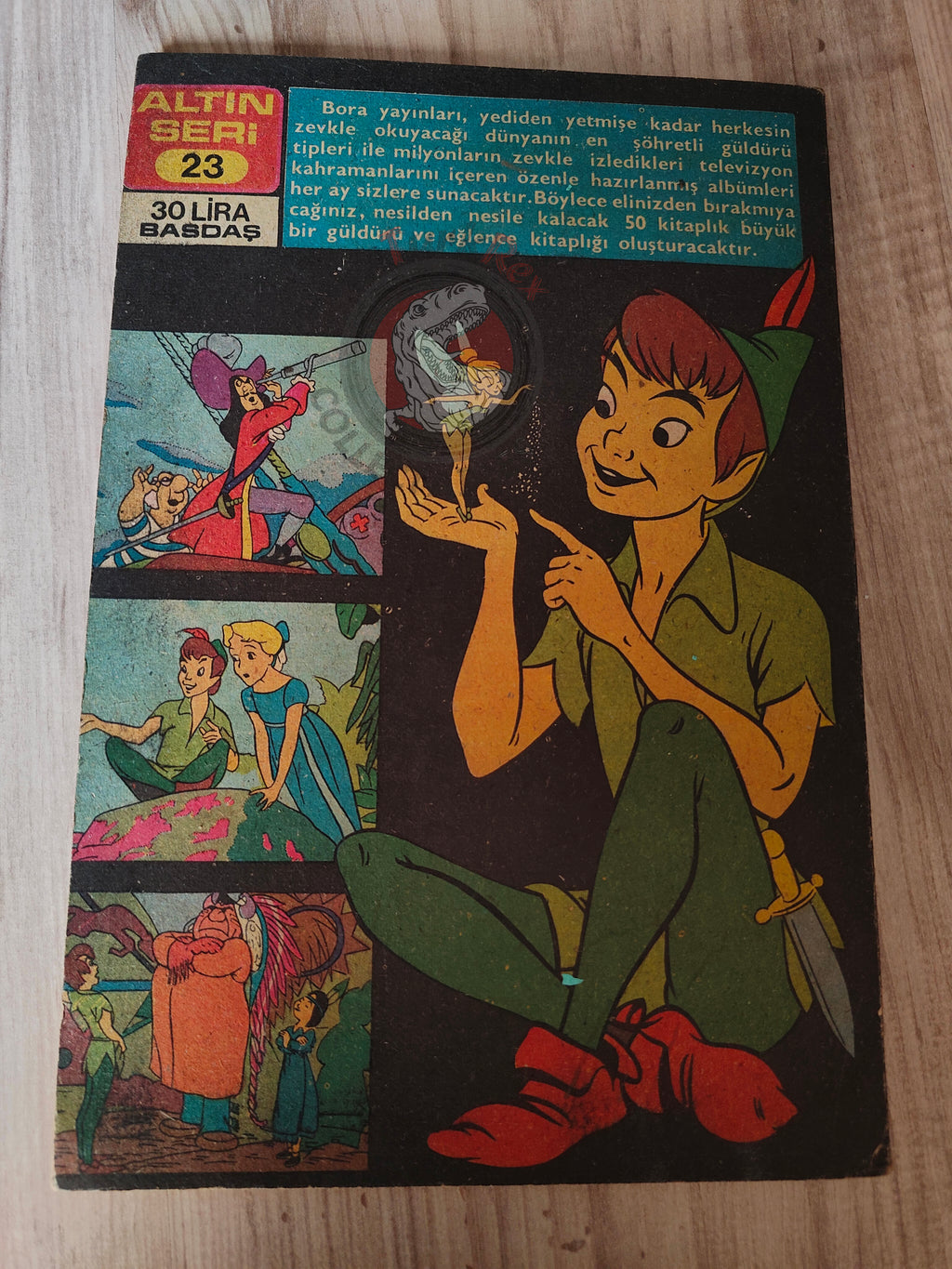 Peter Pan –  Altın Seri #24 80s Turkish Comic Turkey Walt Disney