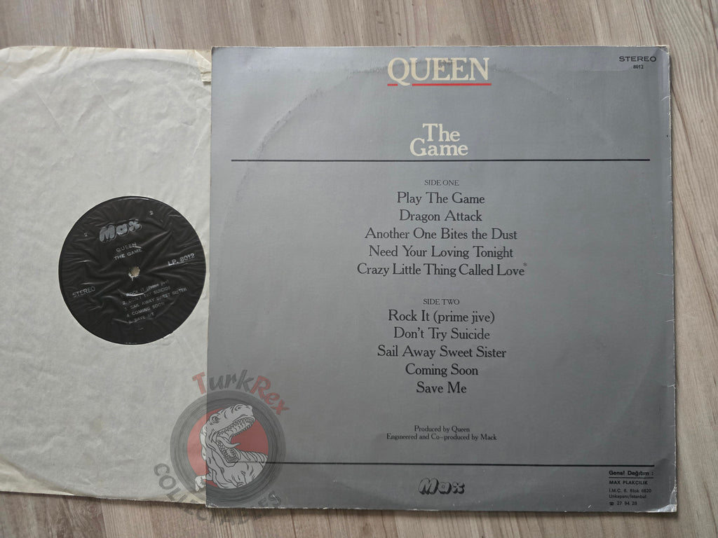 Queen – The Game Turkish Pressing Vinyl Turkey Edition