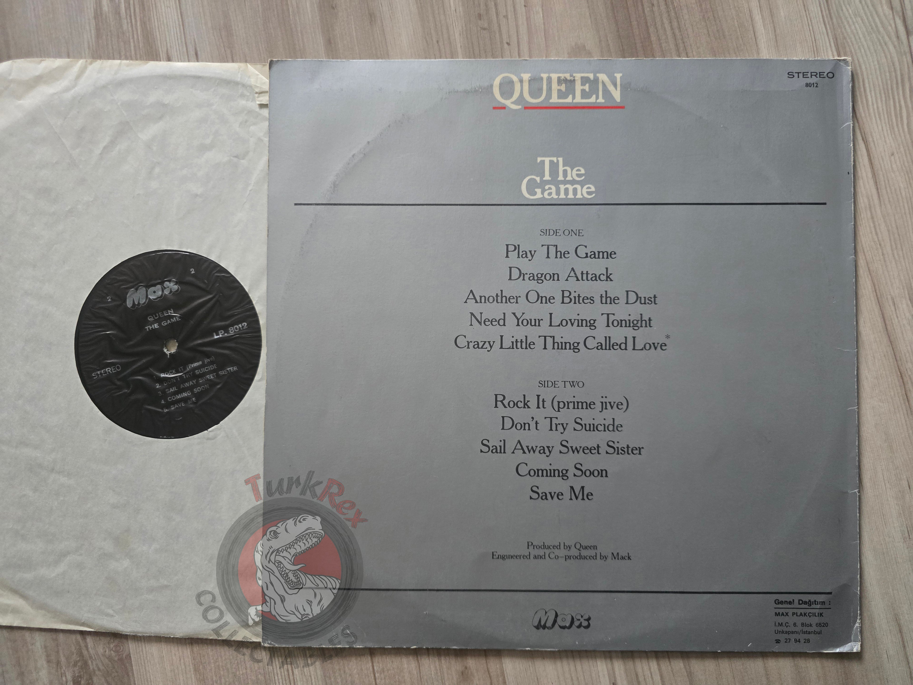 Queen – The Game Turkish Pressing Vinyl Turkey Edition
