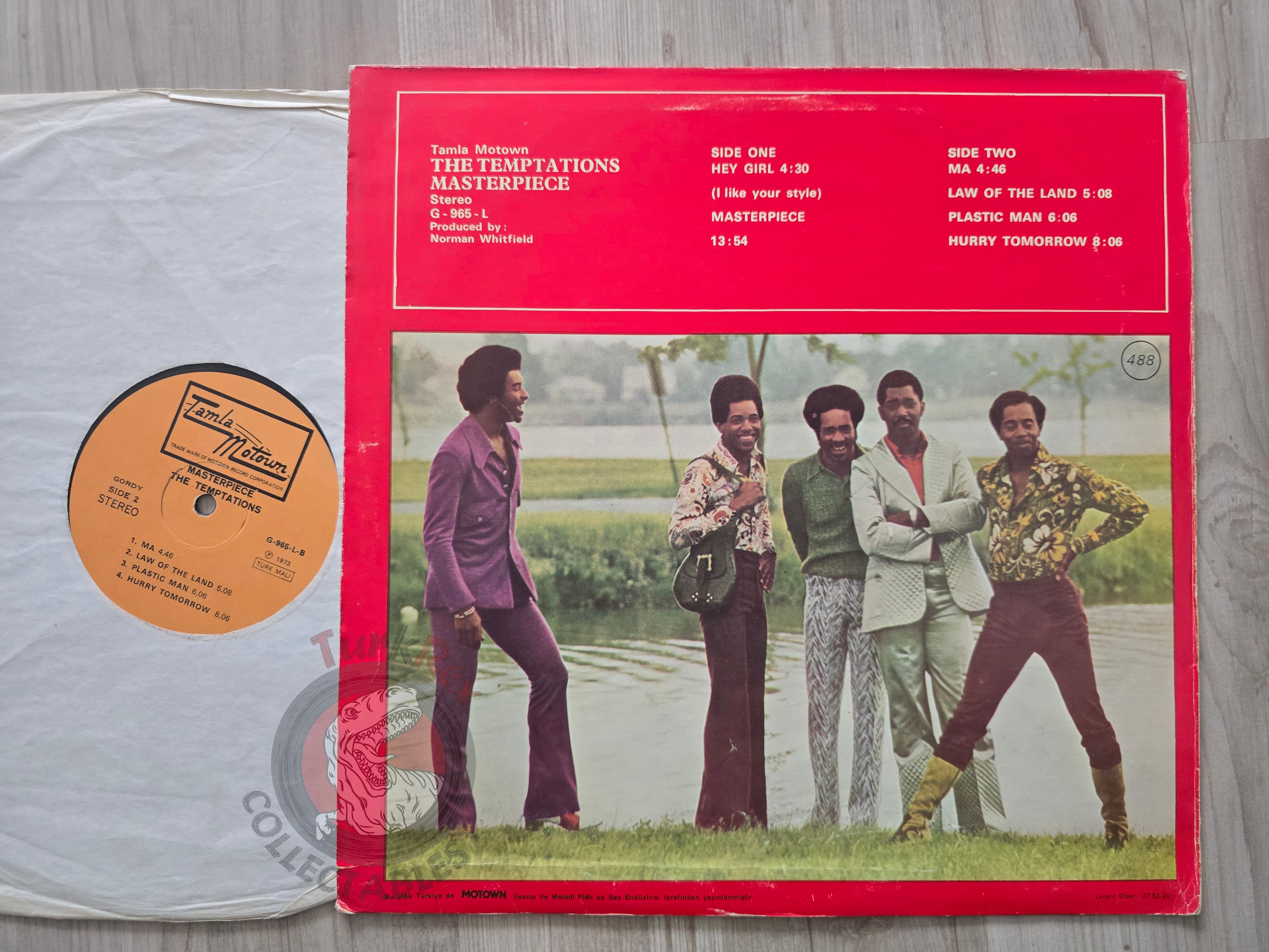 The Temptations – Masterpiece Turkish Pressing Vinyl Turkey Edition
