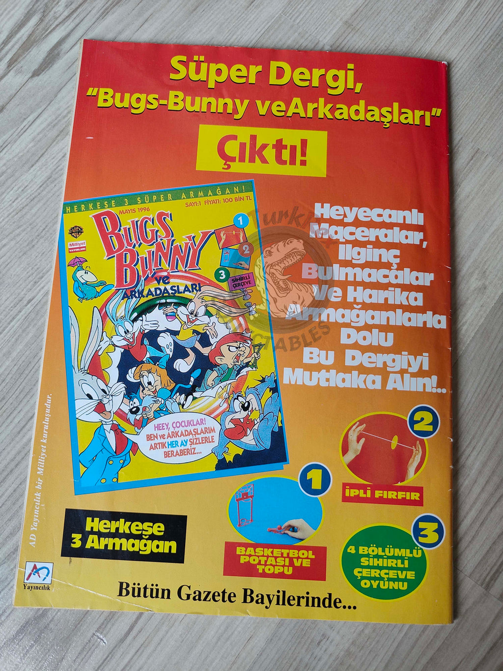 Garfield #3 1996 Turkish Magazine Comic Turkey