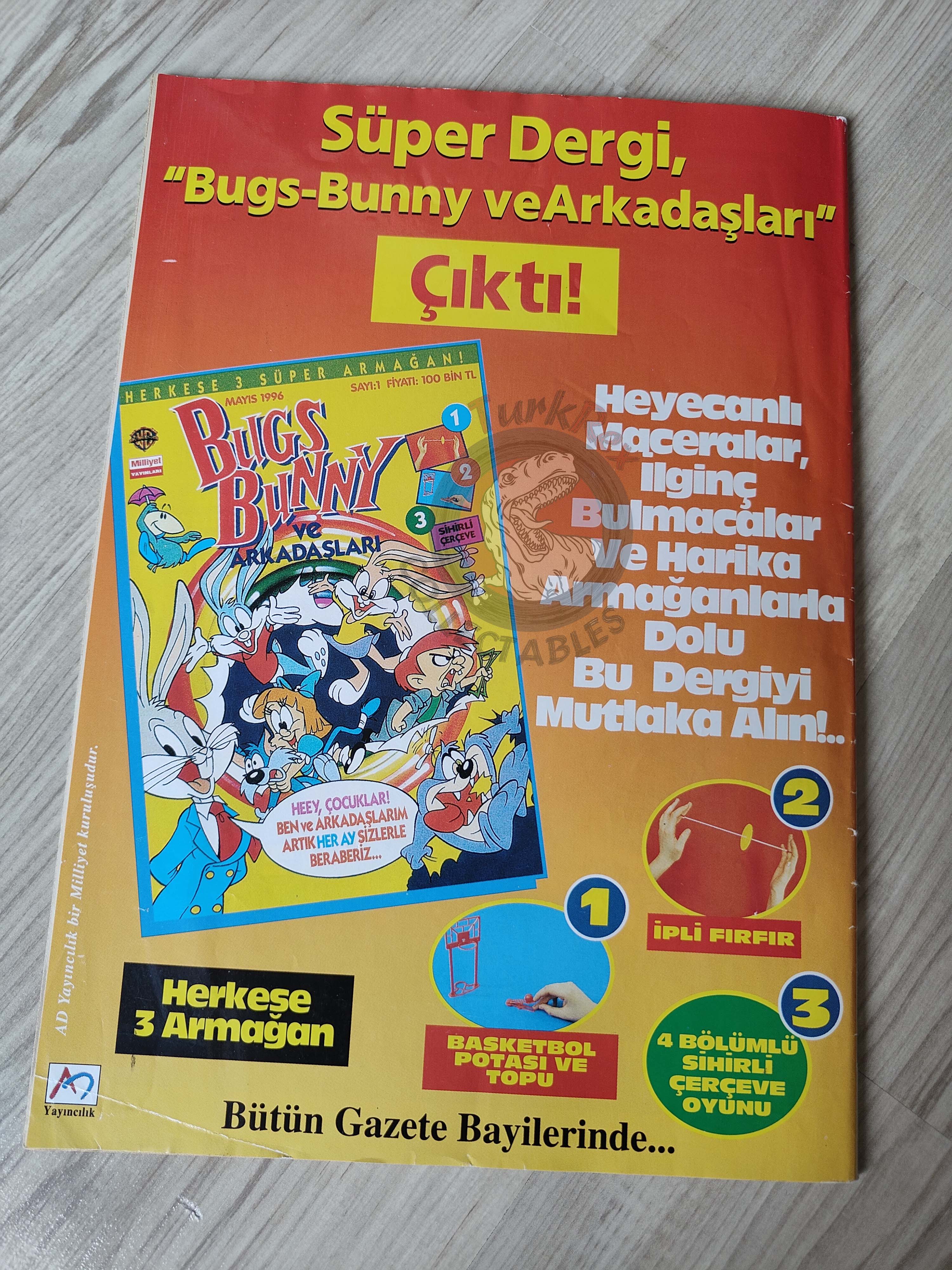 Garfield #3 1996 Turkish Magazine Comic Turkey