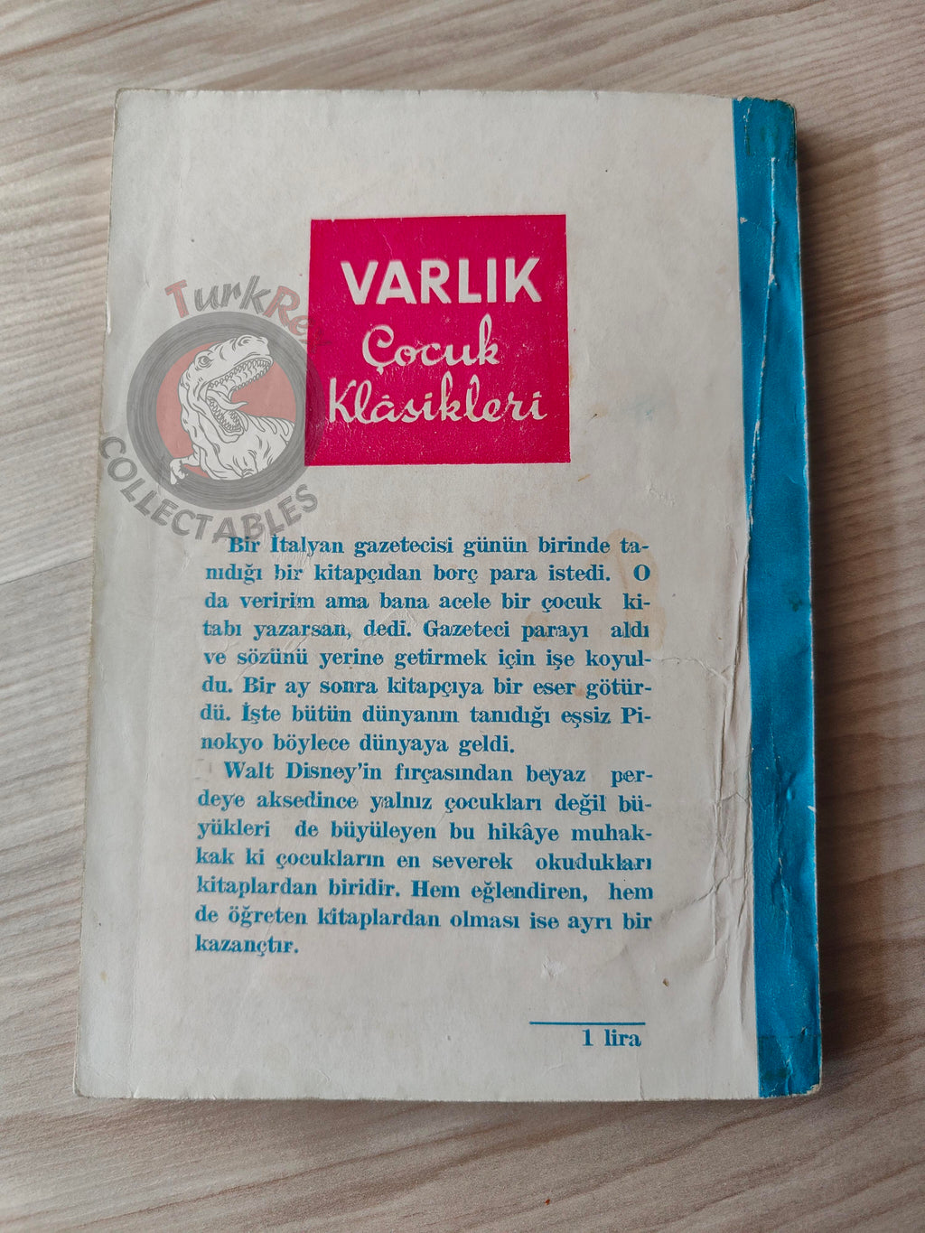 Carlo Collodi – Pinocchio 1956 Turkish Book Turkey Illustrated