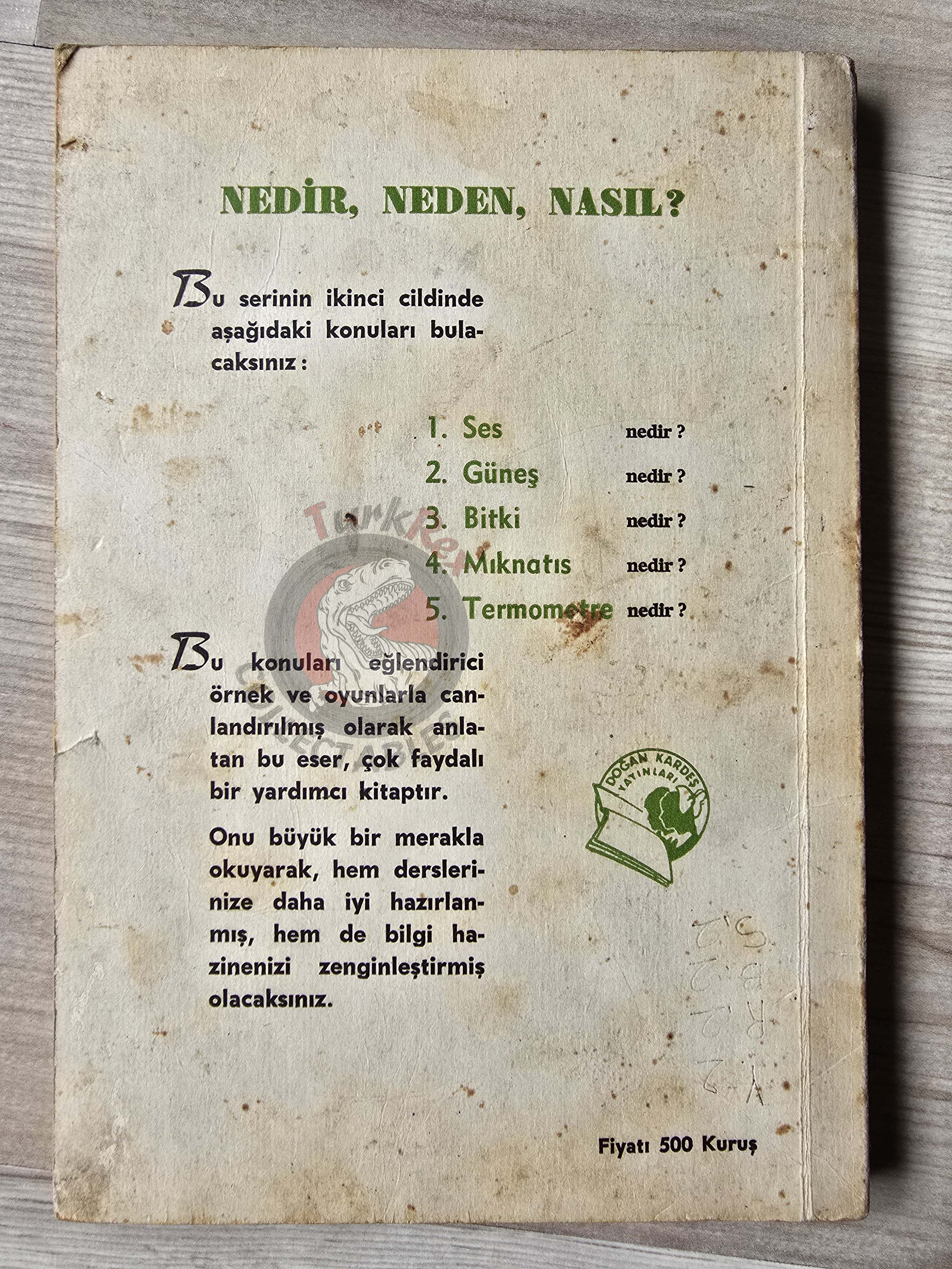 Bertha Morris Parker – Basic Science Education Series 1969 Turkish Book Turkey Sound Sun
