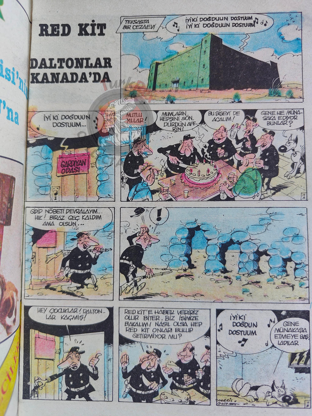 Lucky Luke Lot of 55 Complete Set 1988 Turkish Comic Turkey