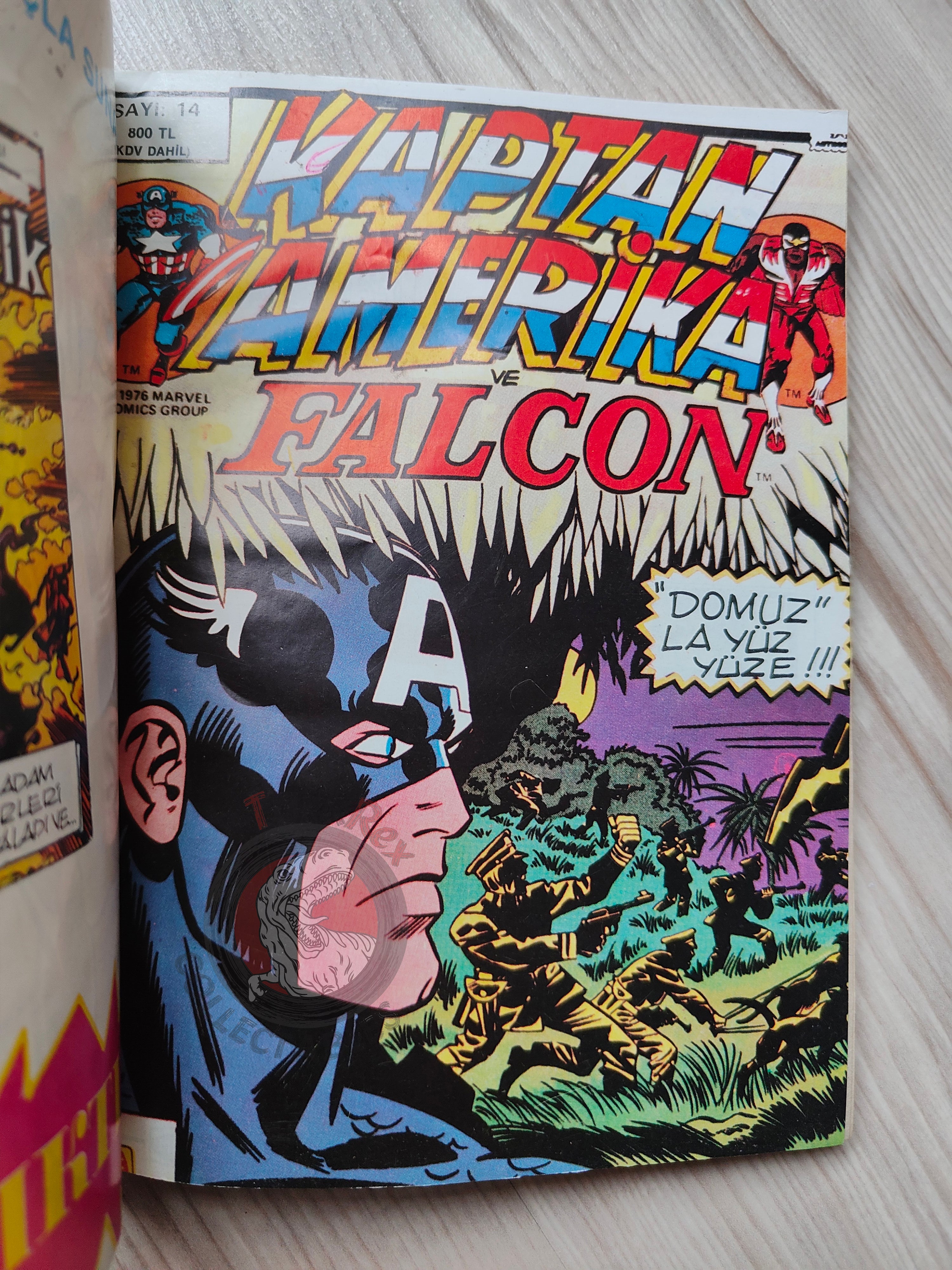Captain America – Volume 7 1989 Turkish Comic Turkey Falcon