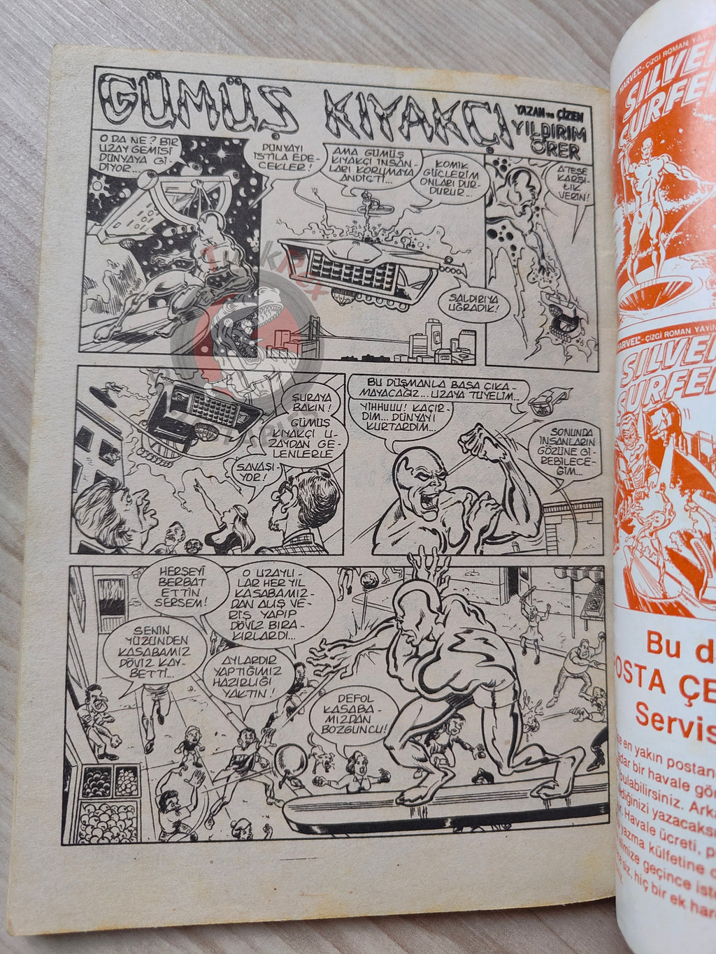 Silver Surfer #5 1987 Turkish Comic Turkey #6 #7 Fantasy Masterpieces #6 What If? #43