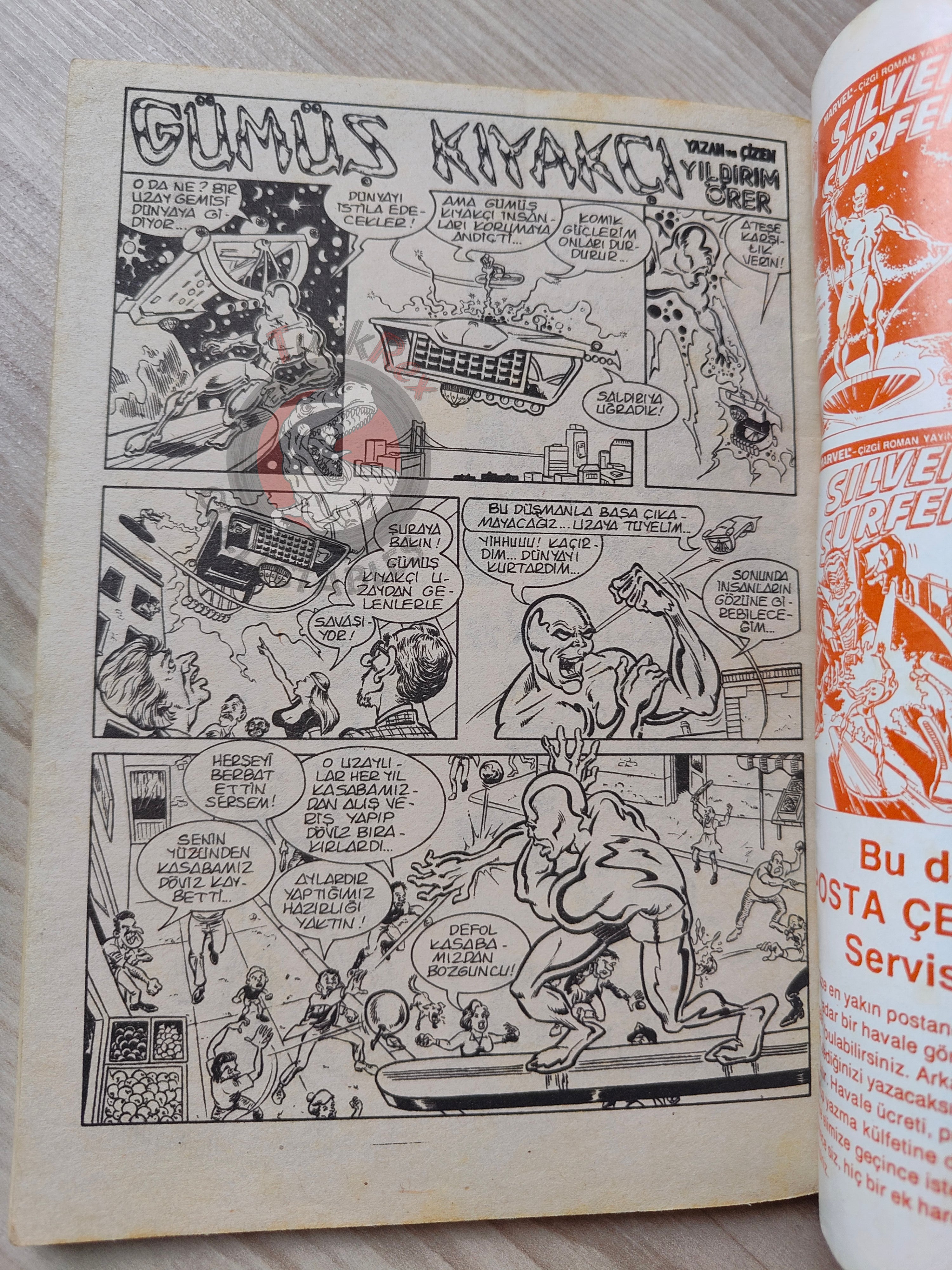 Silver Surfer #5 1987 Turkish Comic Turkey #6 #7 Fantasy Masterpieces #6 What If? #43