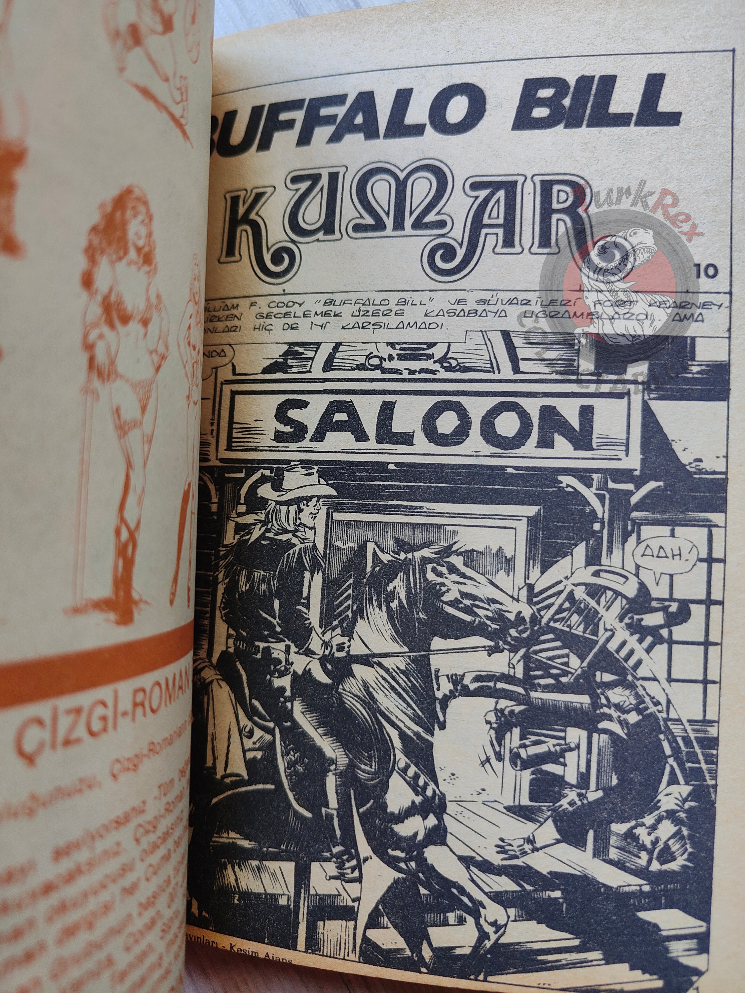 Buffalo Bill  –  Volume  #5 1981 Turkish Comic Turkey Geronimo Zorro