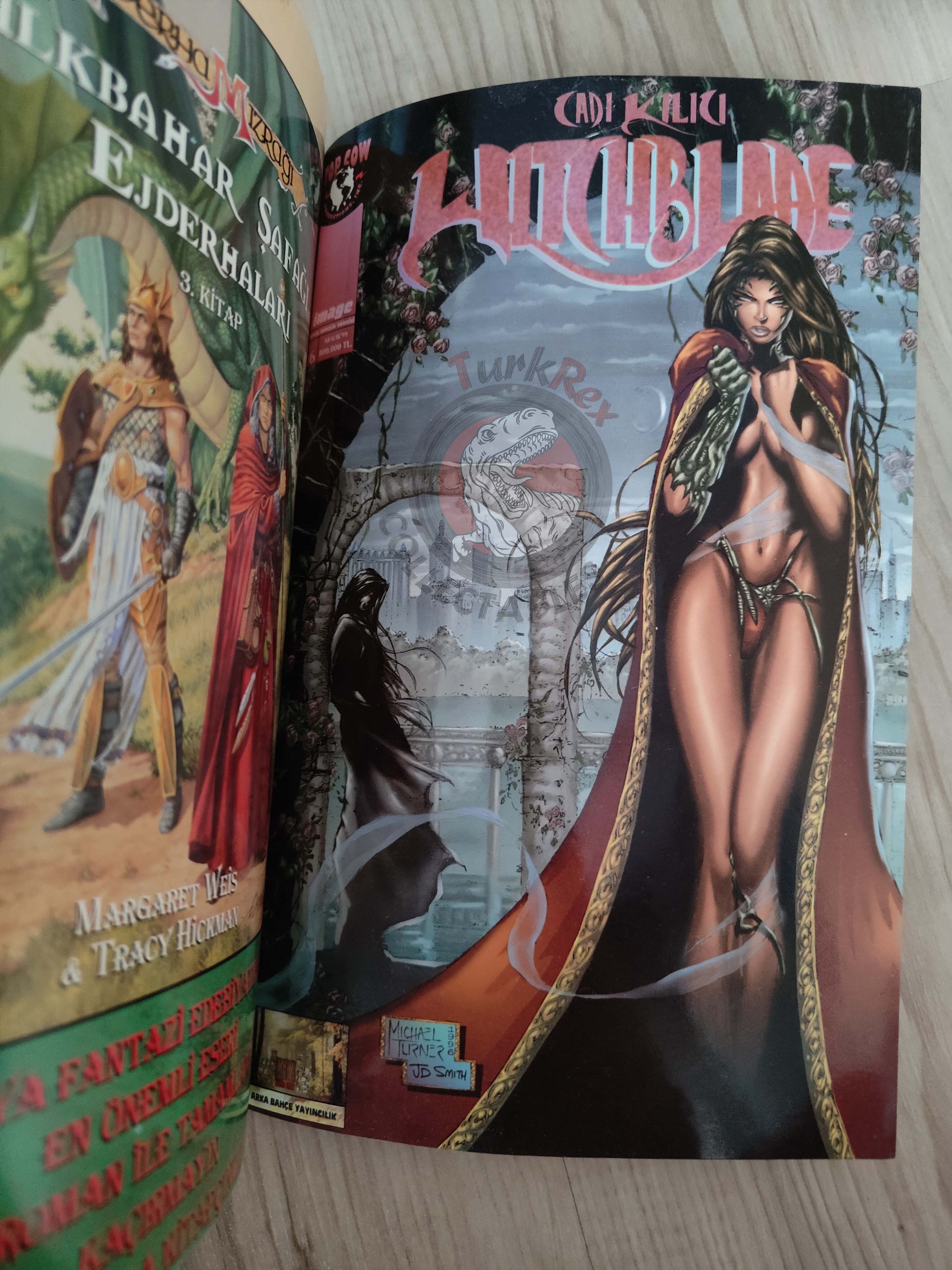 Witchblade Vol #2 1999 Turkish Comic Turkey #4 #5 #6