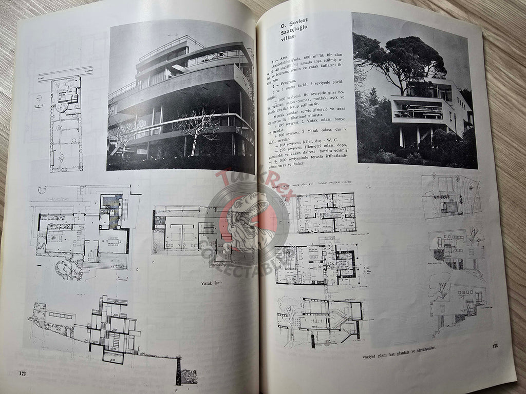 Arkitekt Architecture Magazine 1970 Turkish Mag Turkey Vakko Factory Sika Ytong