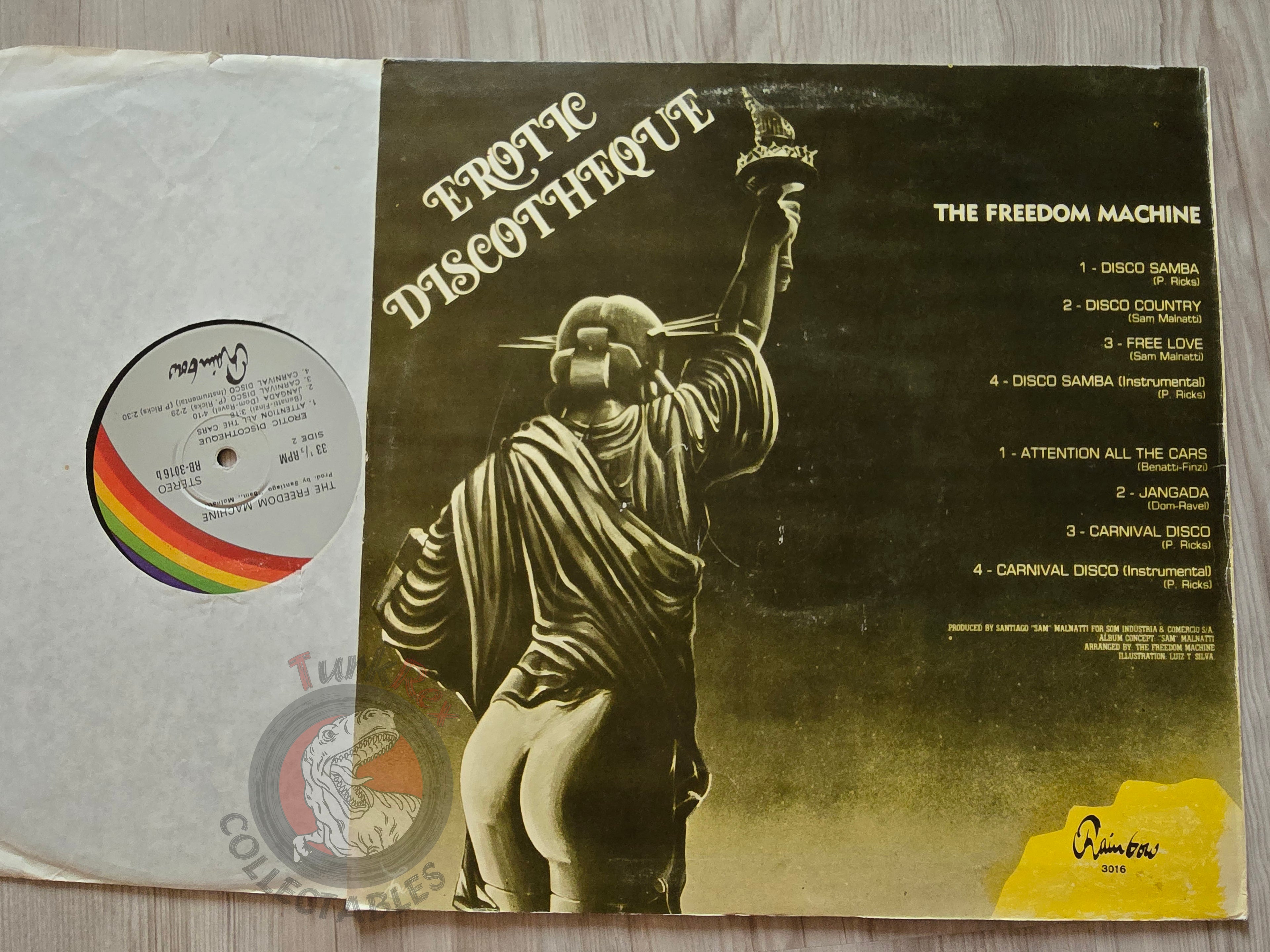 The Freedom Machine – Erotic Discotheque Turkish Pressing Vinyl Turkey Edition