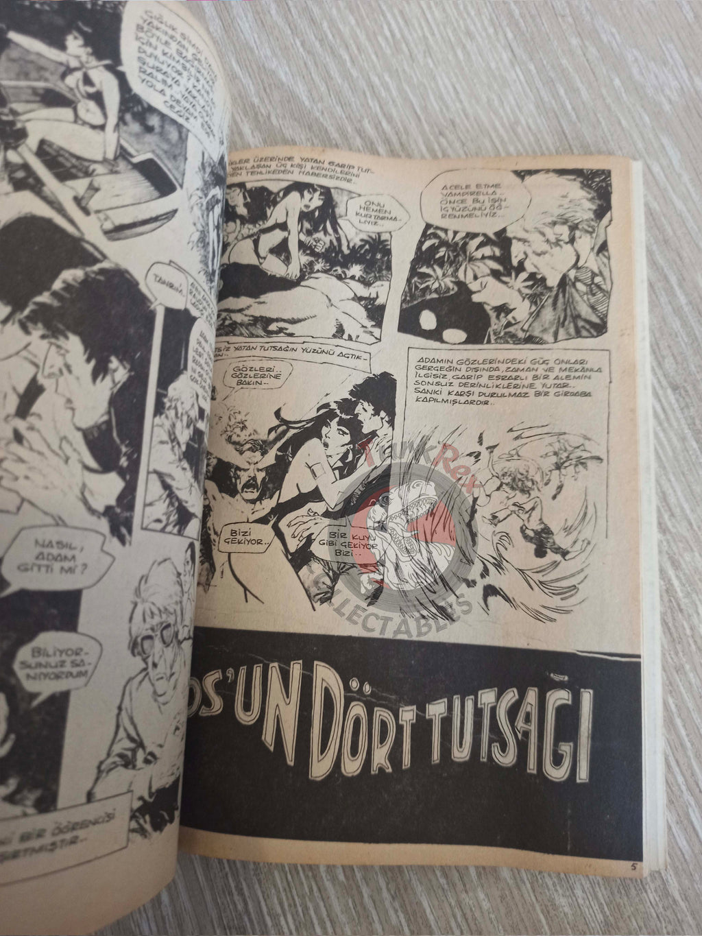 Vampirella Vol #2 1978 Turkish Comic Turkey Warren Publishing cover #49 Morbius